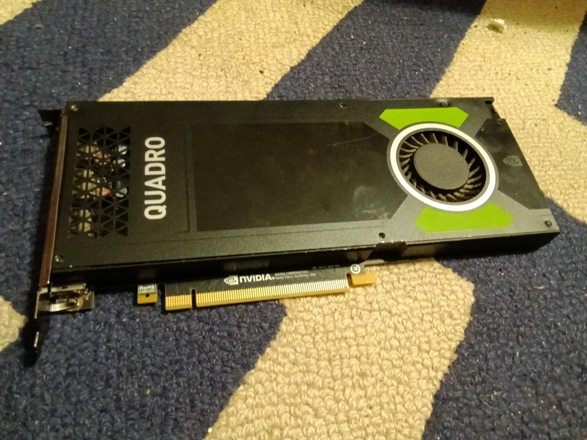 Nvidia Quadro P4000 8gb vram