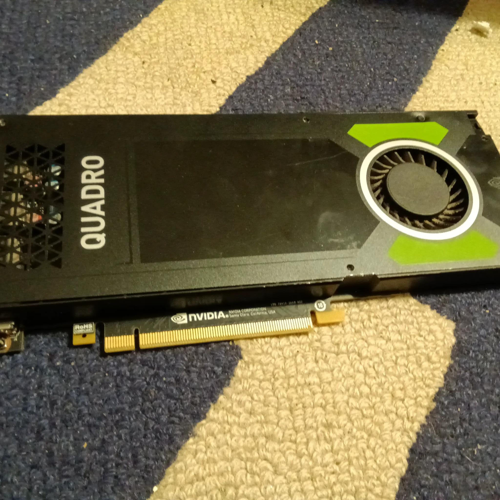 Nvidia Quadro P4000 8gb vram