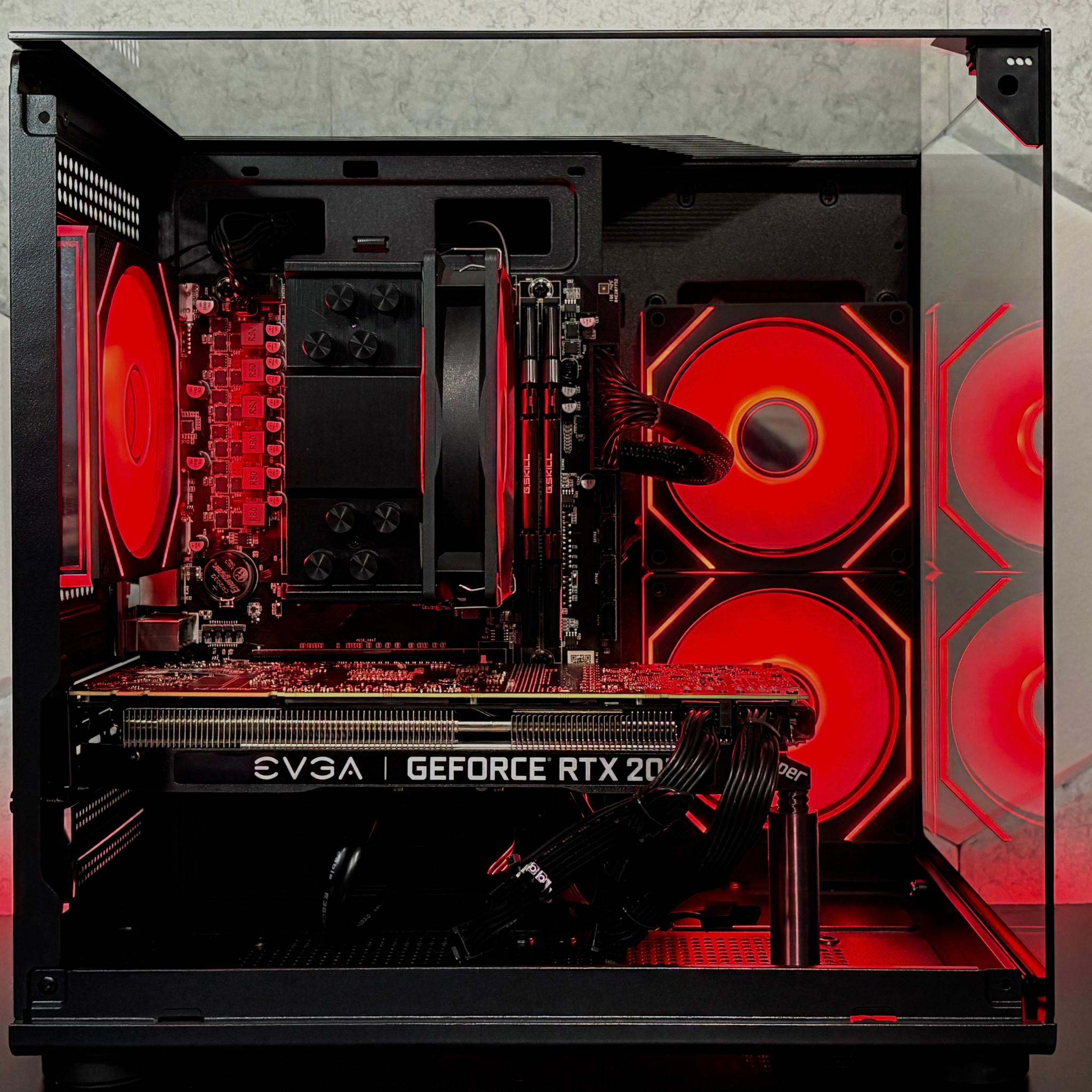 ❤️🖤 RTX 2070 SUPER | Ryzen 5 3600 🖤❤️| 16GB DDR4 | 512GB NVME | WIFI | 1080p Budget Gaming PC