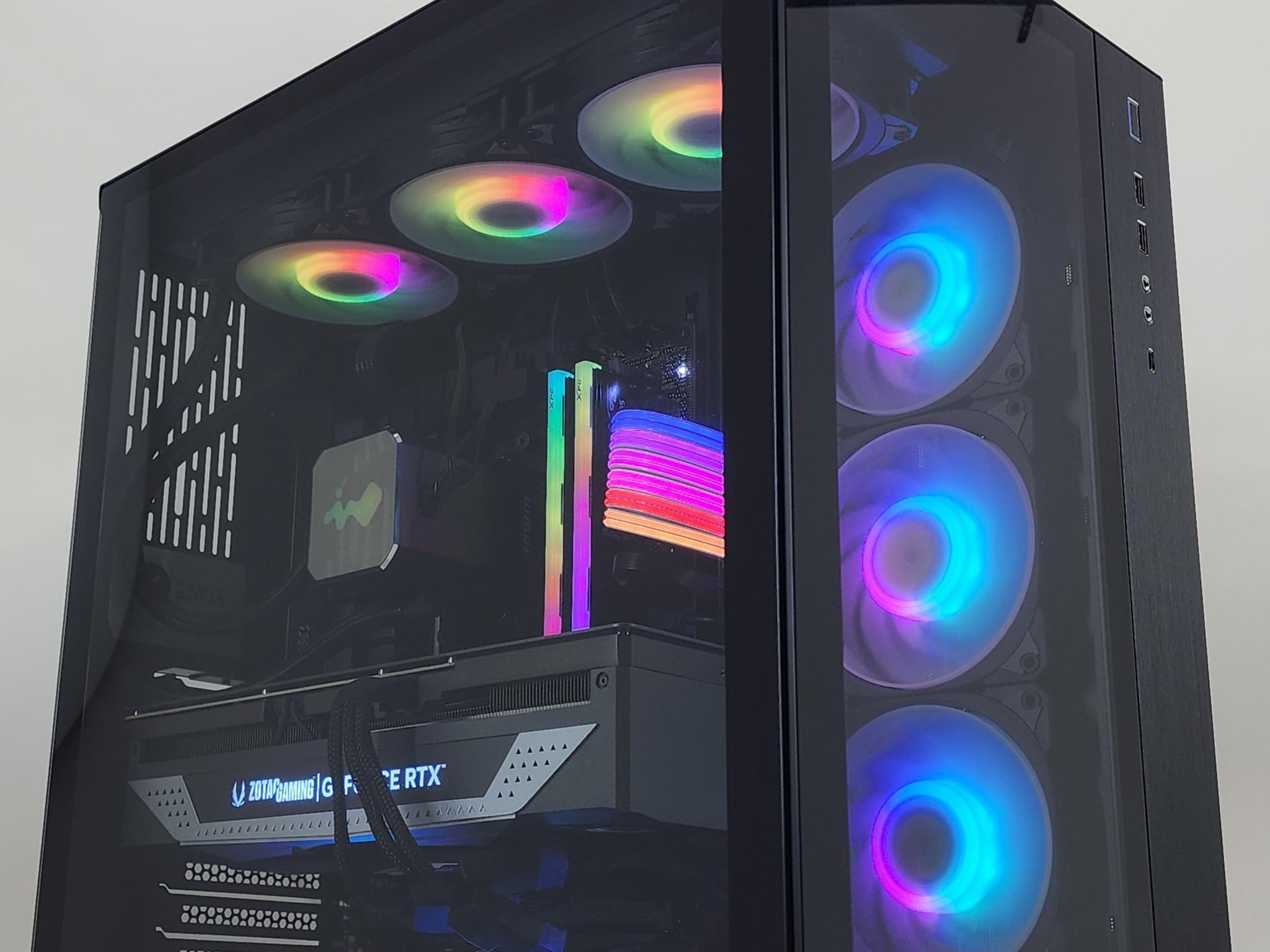 Gaming PC Ryzen 7 9800X3D 32GB RAM 2TB SSD RTX 4070 Ti SUPER 16GB Win11 Computer