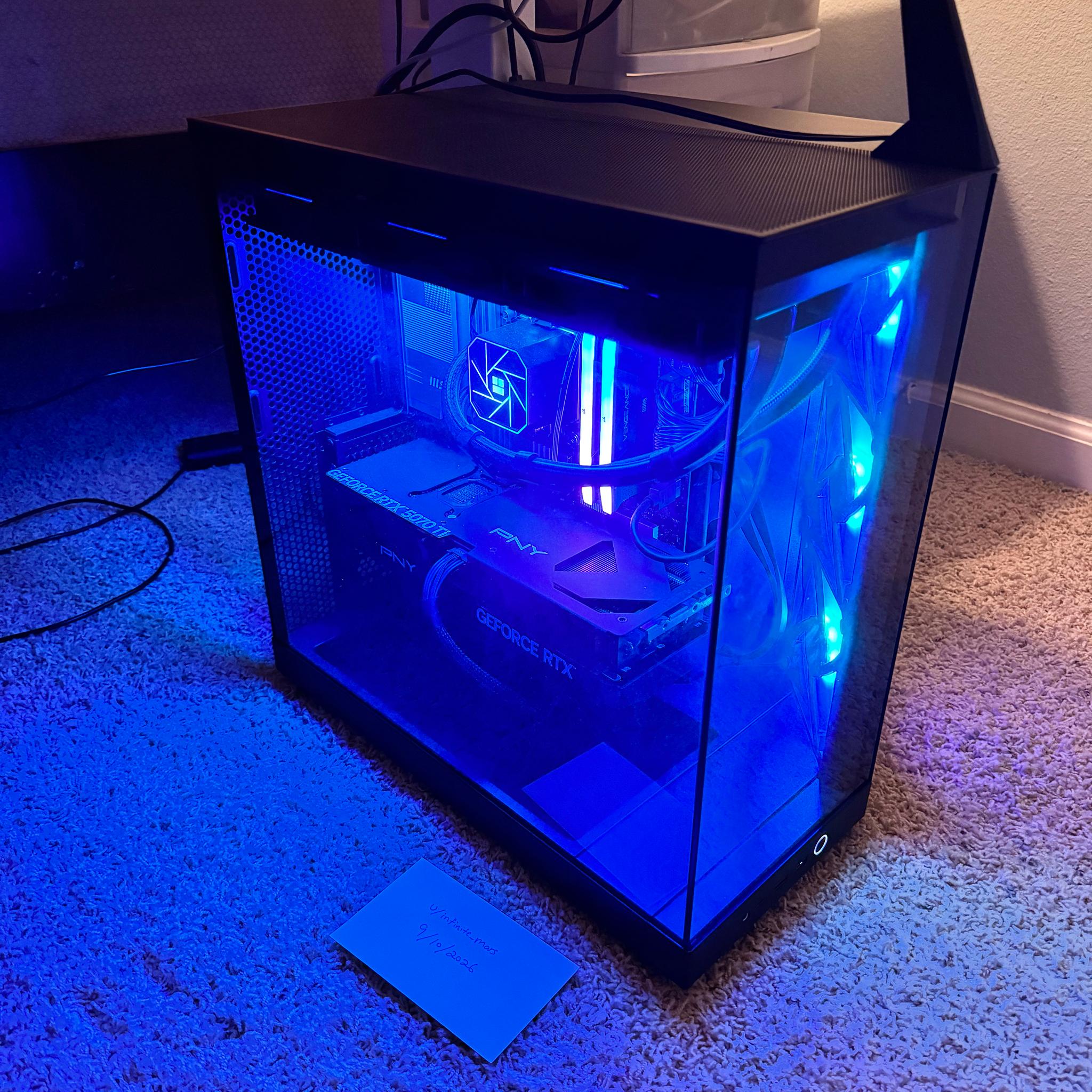 GeForce RTX 5070 Ti Custom Gaming PC - Ryzen 9 9950X3D, 4TB NVMe SSD
