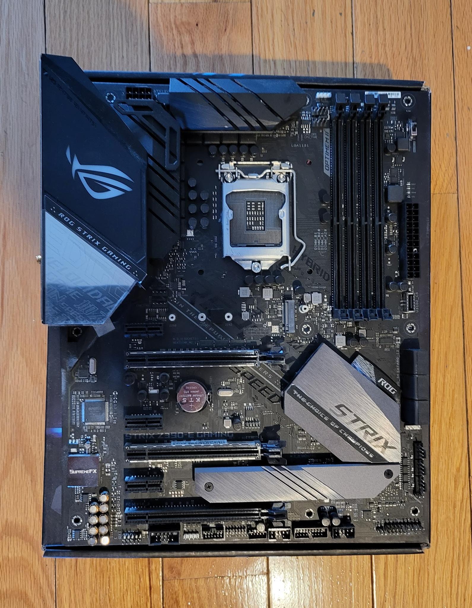 ASUS ROG Strix Z390-E Gaming LGA1151 (Intel 8th & 9th gen) - Please see description