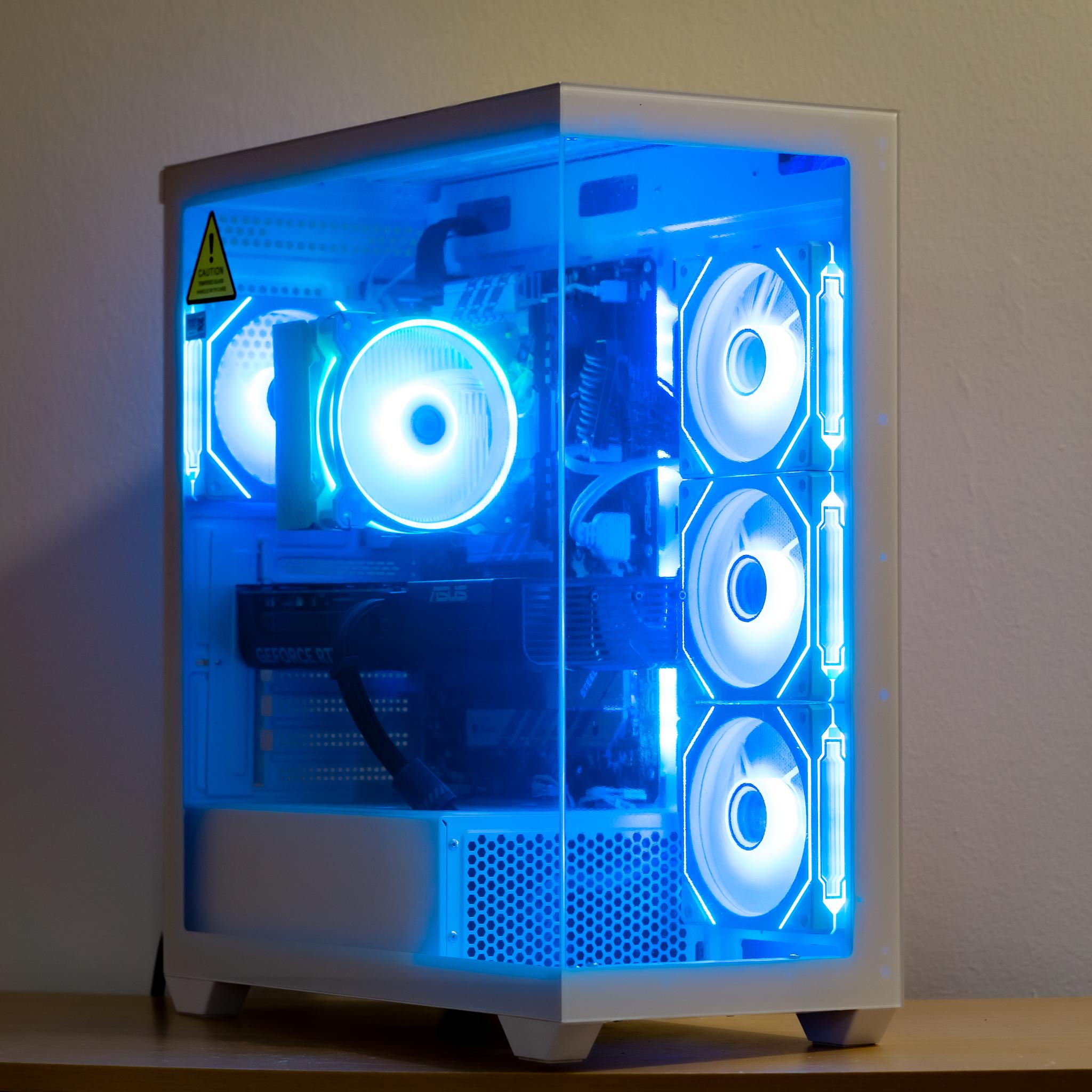 RTX 5070 Gaming/Streaming PC | All New Parts| 1440p/4K Ready | i5 12600K | 1TB SSD | ARGB | White