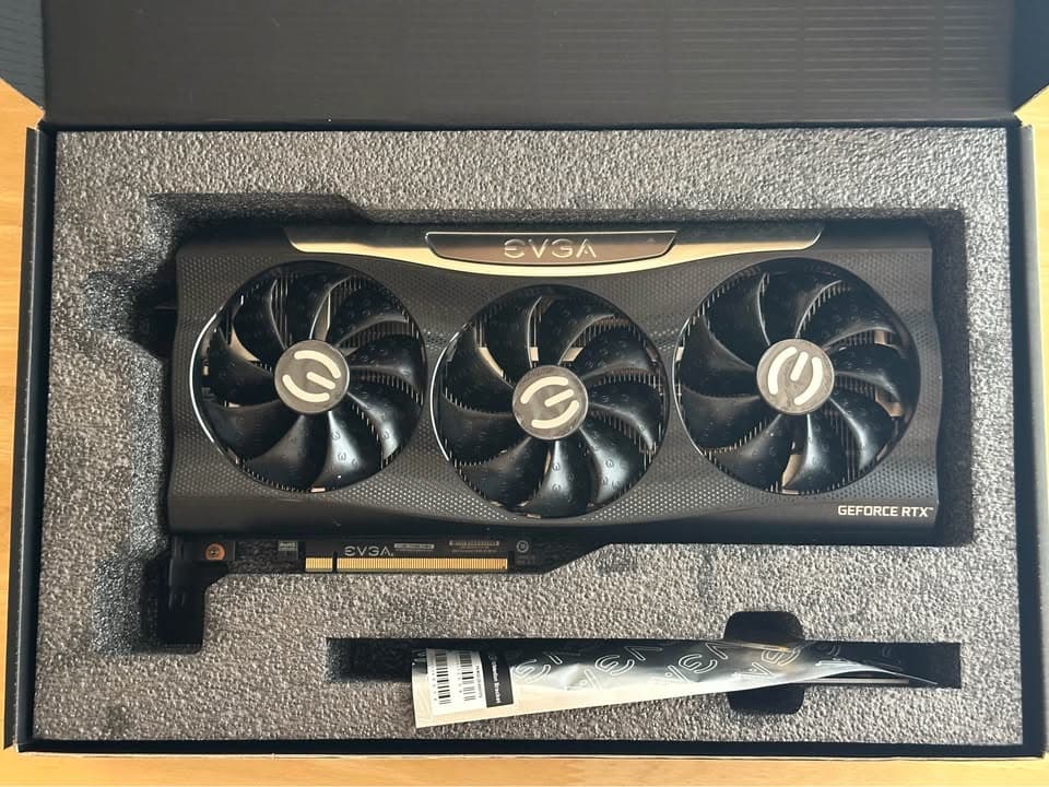 Like New EVGA RTX 3080 10 GB FTW3 with original box