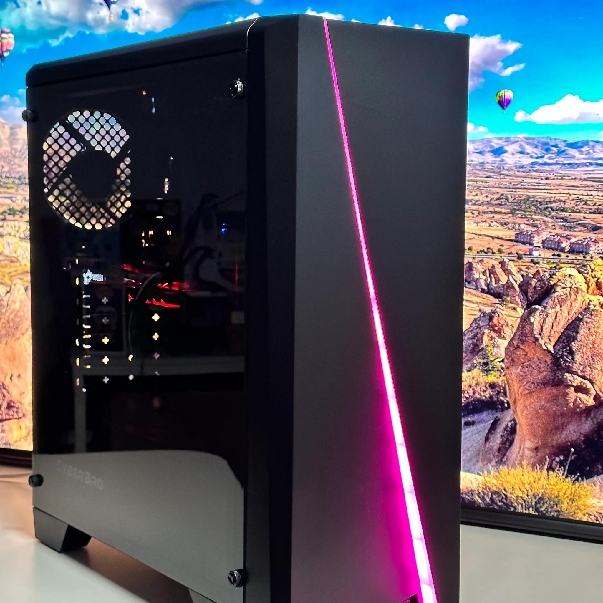 🪁 Starter Gaming PC🪁-Nvidia GTX 1050 TI 4GB-Intel Core i3 10100F -16GB DDR4 RAM-512GB NVME