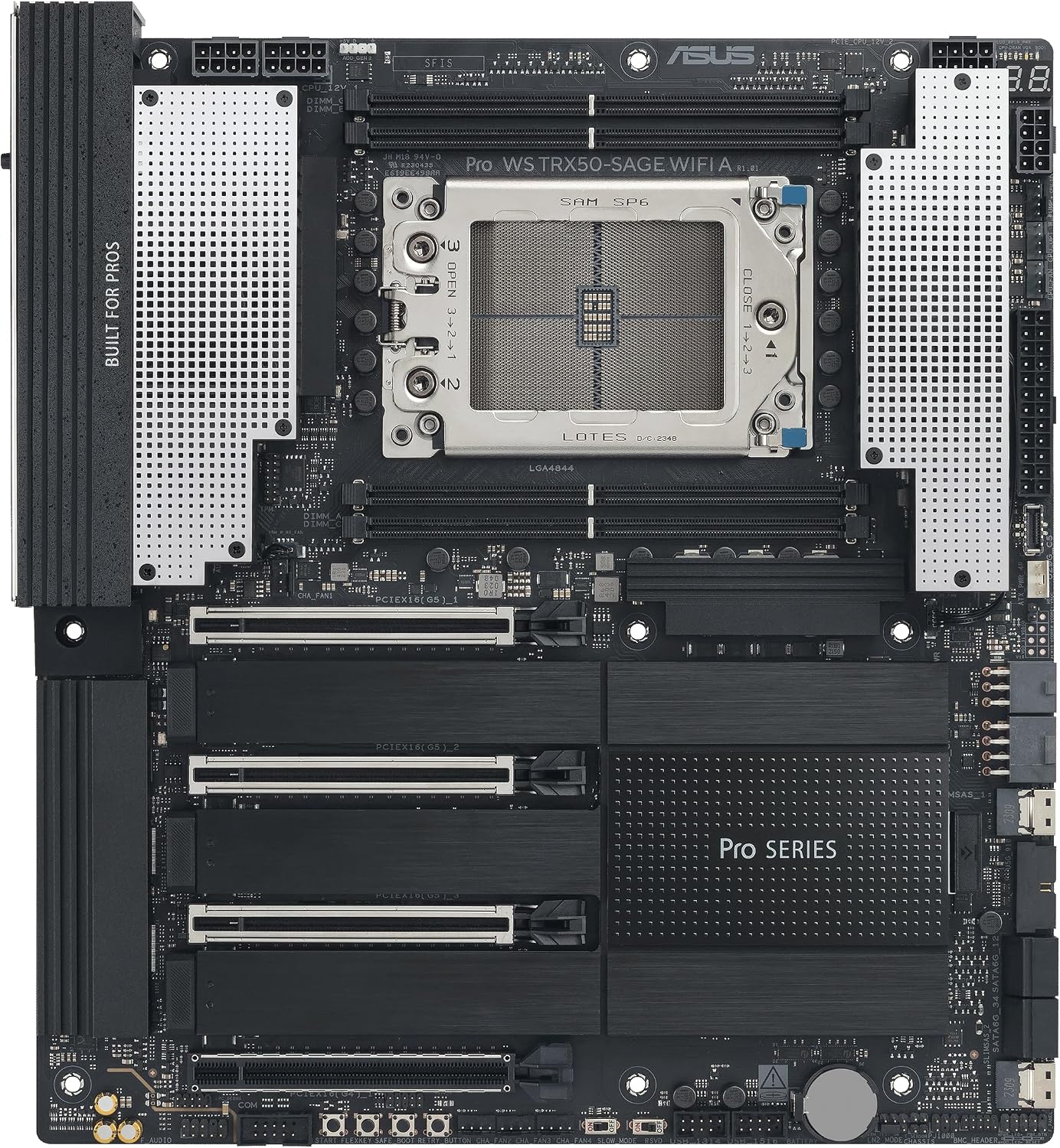 ASUS Pro WS TRX50-SAGE WIFI AMD TRX50 sTR5 DDR5 CEB Workstation Motherboard