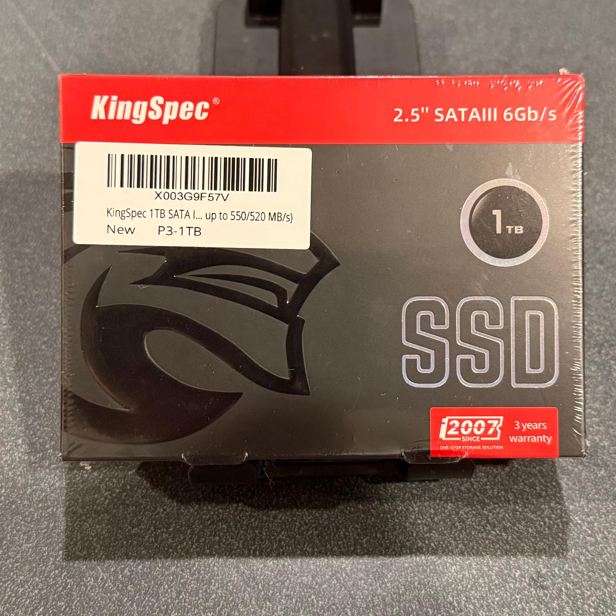 NEW SEALED 1TB SSD KingSpec P3