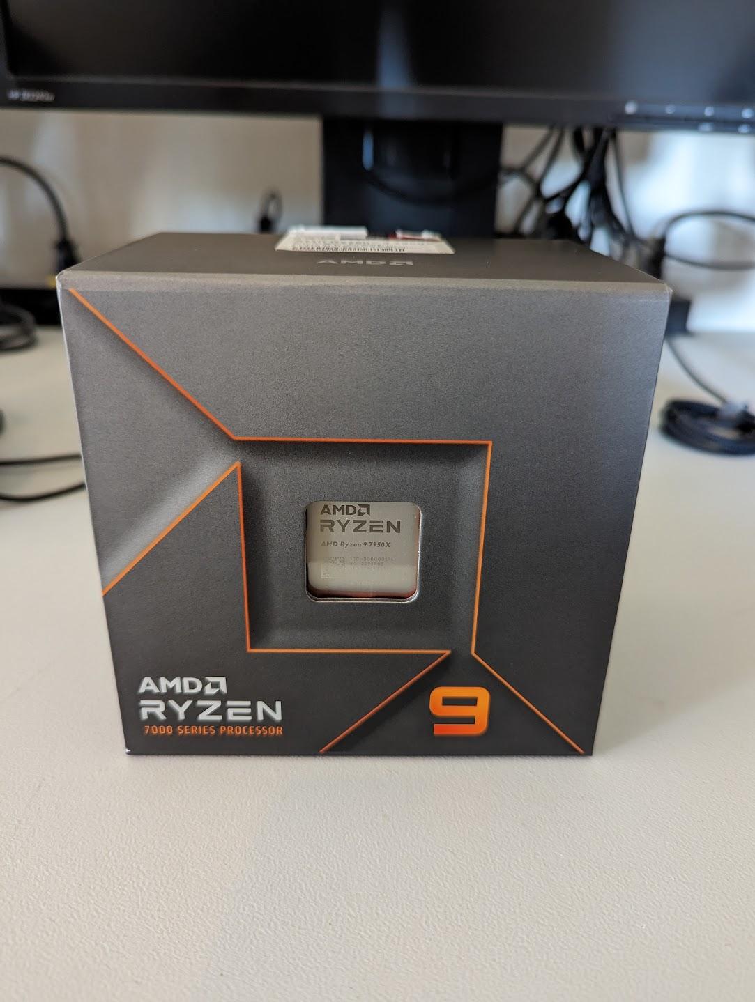 AMD Ryzen 9 7950X Desktop Processor/CPU - 16 Core/32 Thread