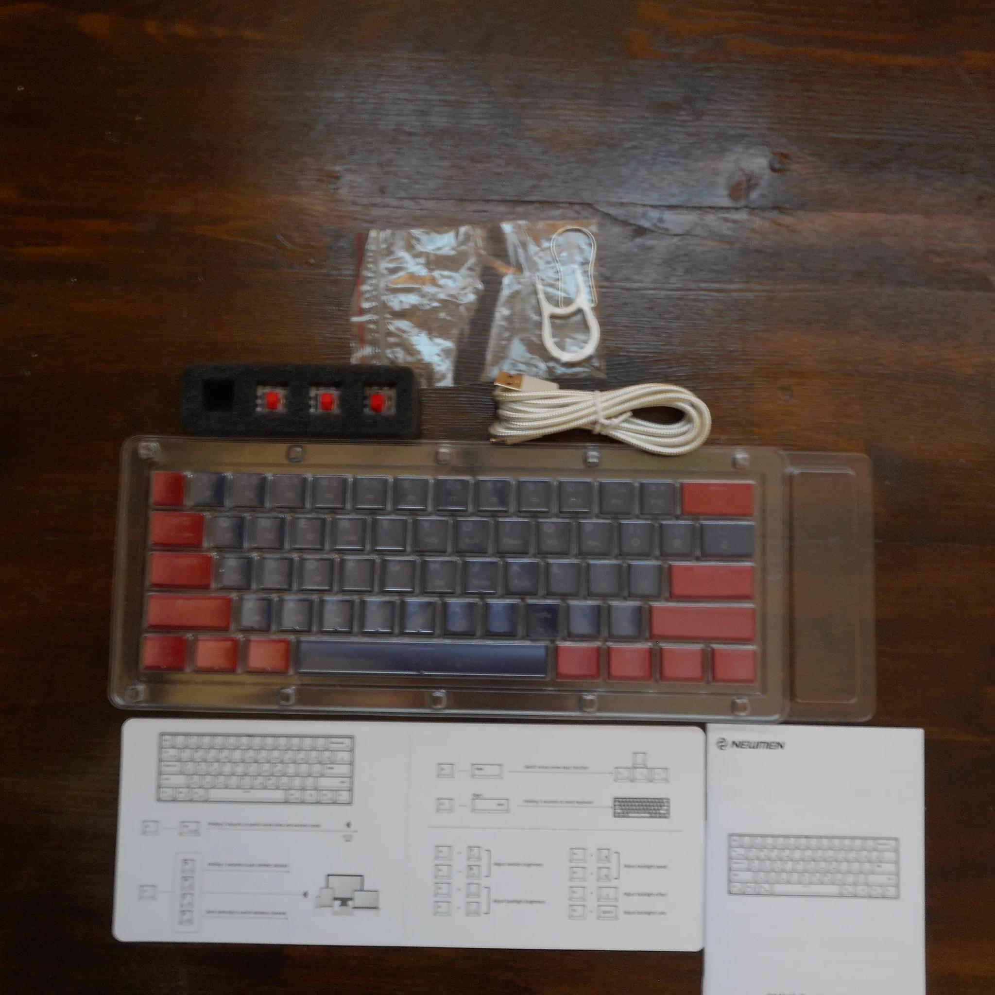 Modified Newman GM610 60% Keyboard Red Switches