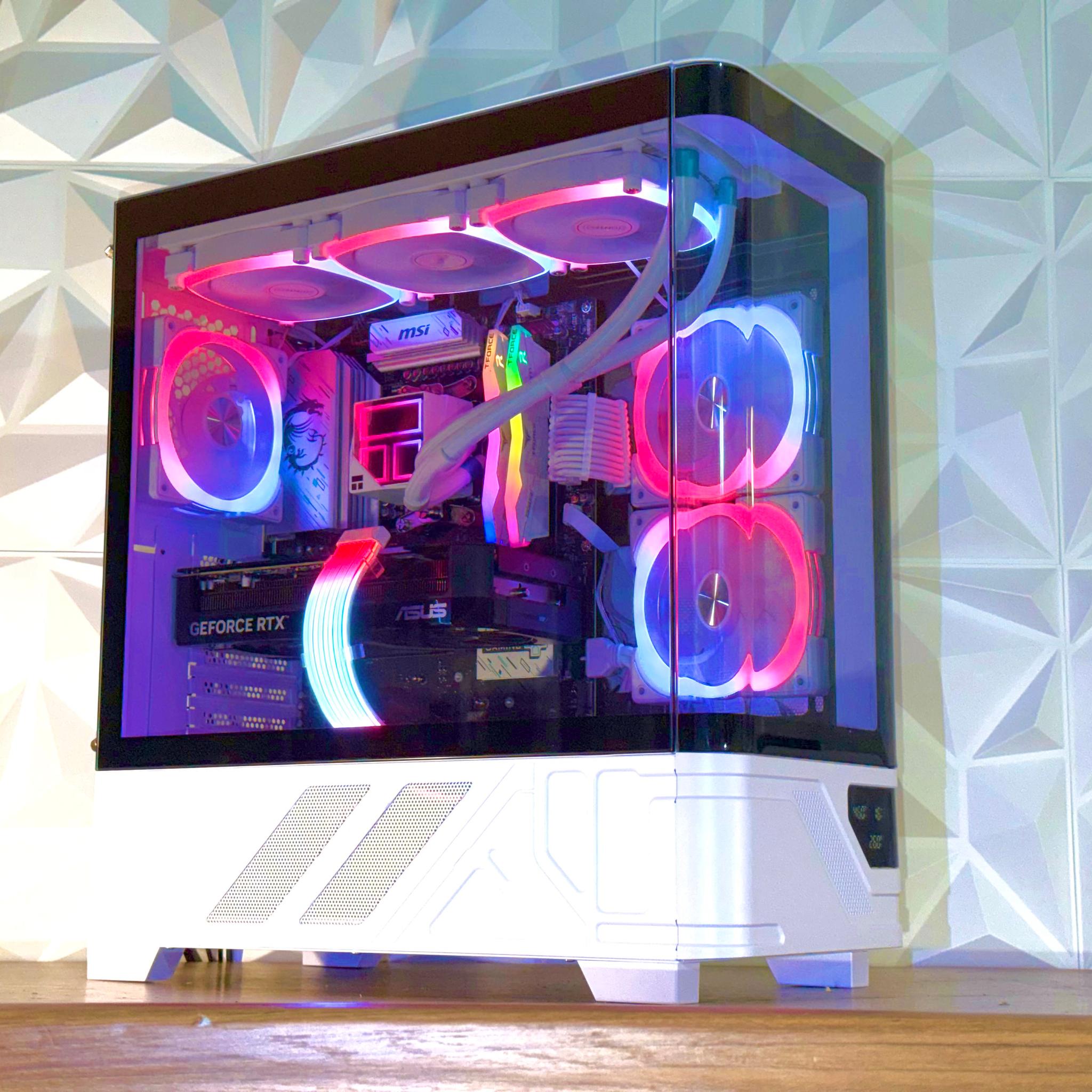 ❄️Ryzen 5 7600X3D + RTX 5070 | DDR5| 1TB SSD | Windows 11 Pro ❄️ “AURORA CUBE” LCD Showcase PC