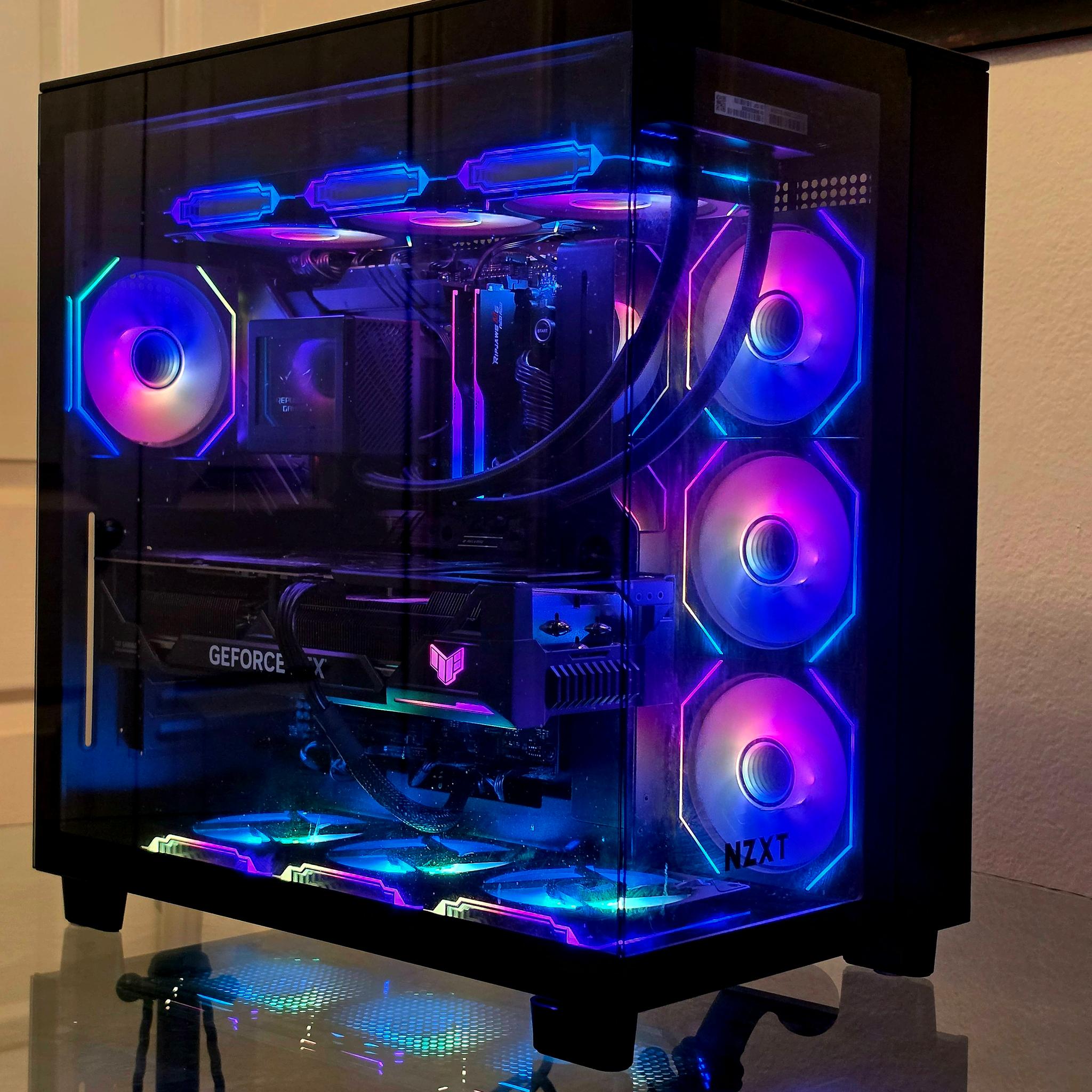 Custom Gaming PC - RTX 4080 | Intel i9-13900KS (6.0GHz) | 32GB DDR5 | 2TB SSD | NZXT H9 Flow