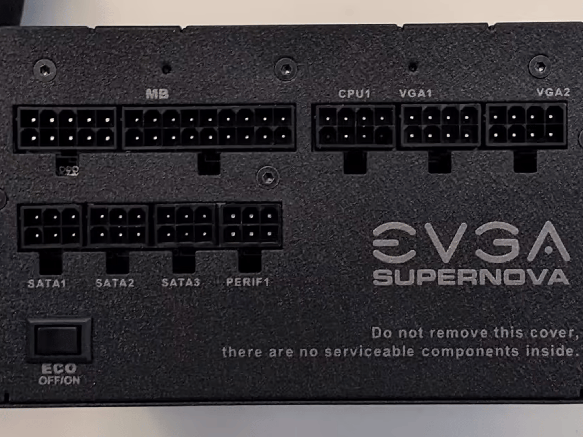 650 W Gold rated EVGA power supply