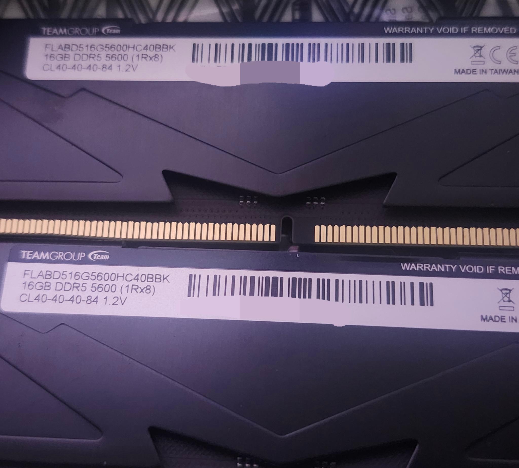 Team Group Vulcan DDR5 32gb (2×16gb) 5600Mhz CL40