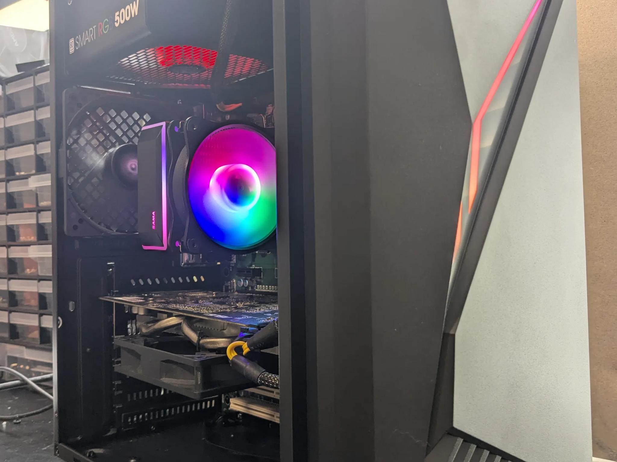 100 FPS Fortnite | 180 Day Warranty | i5-4570S, 16GB RAM, 480GB SSD, RX 480 8GB, RGB, Wifi, Win10
