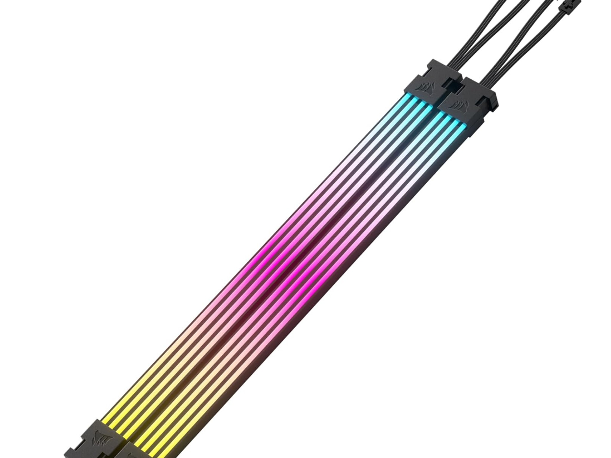 CORSAIR iCUE ARGB PSU Cable Strips + RGB DDR5 RAM Light Enhancement Kit + Wave Accessory Kit