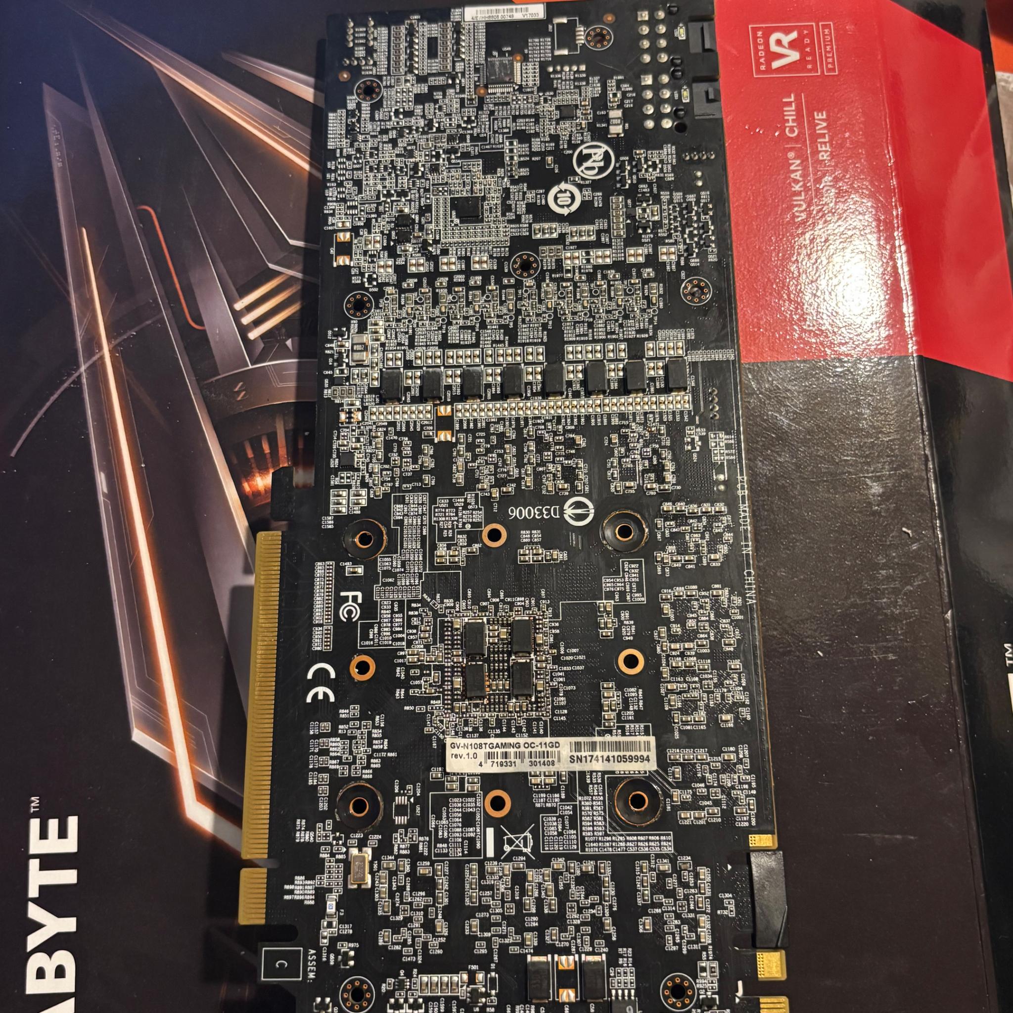 Refurbished Gigabyte GeForce GTX 1080 Ti OC 11gb