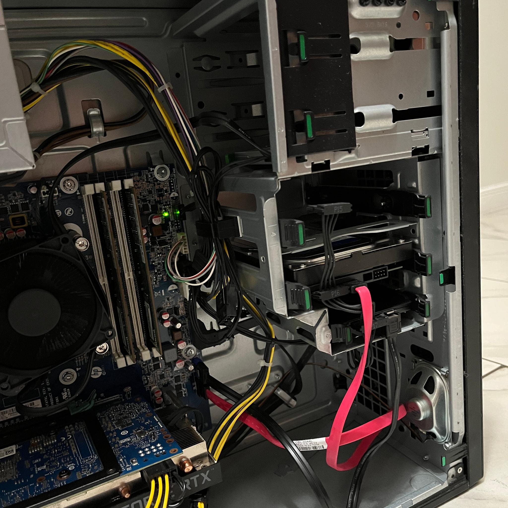 NVIDIA RTX 2070, Intel i7-6700, 16GB RAM, 750GB Storage - HP Z240 Gaming PC w/Wi-Fi & BT