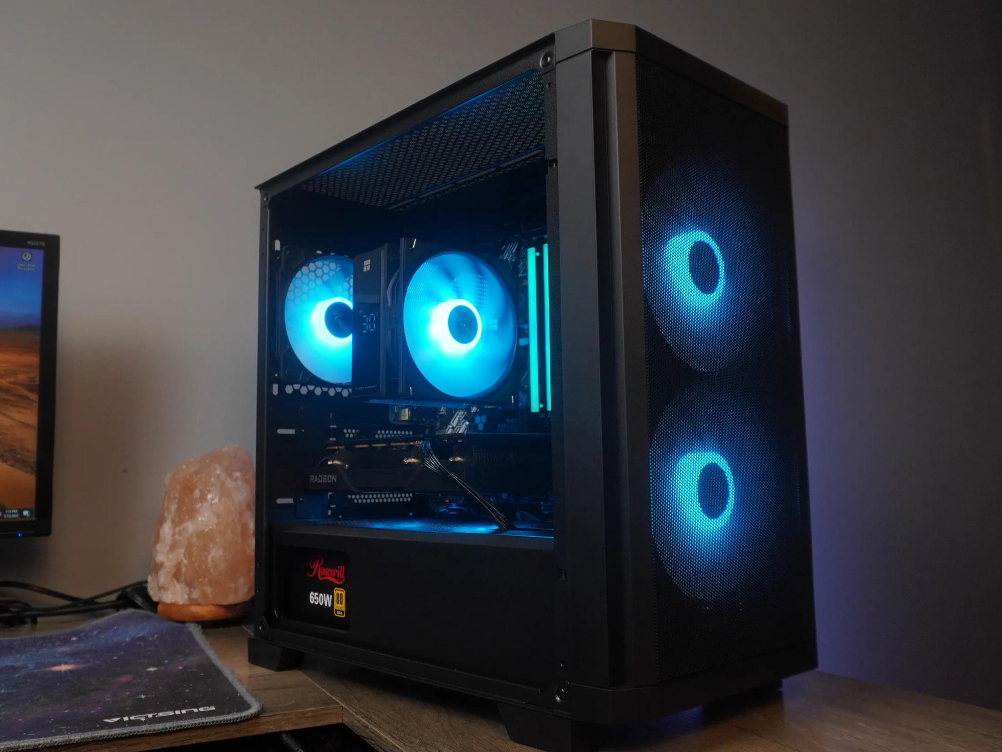 🖤STEALTH🖤 BEST Value 💪 1440/1080p GAMING MACHINE 🧡 RX 7600 🧡 Ryzen 5 3600 | 32GB | 1TB | WIFI