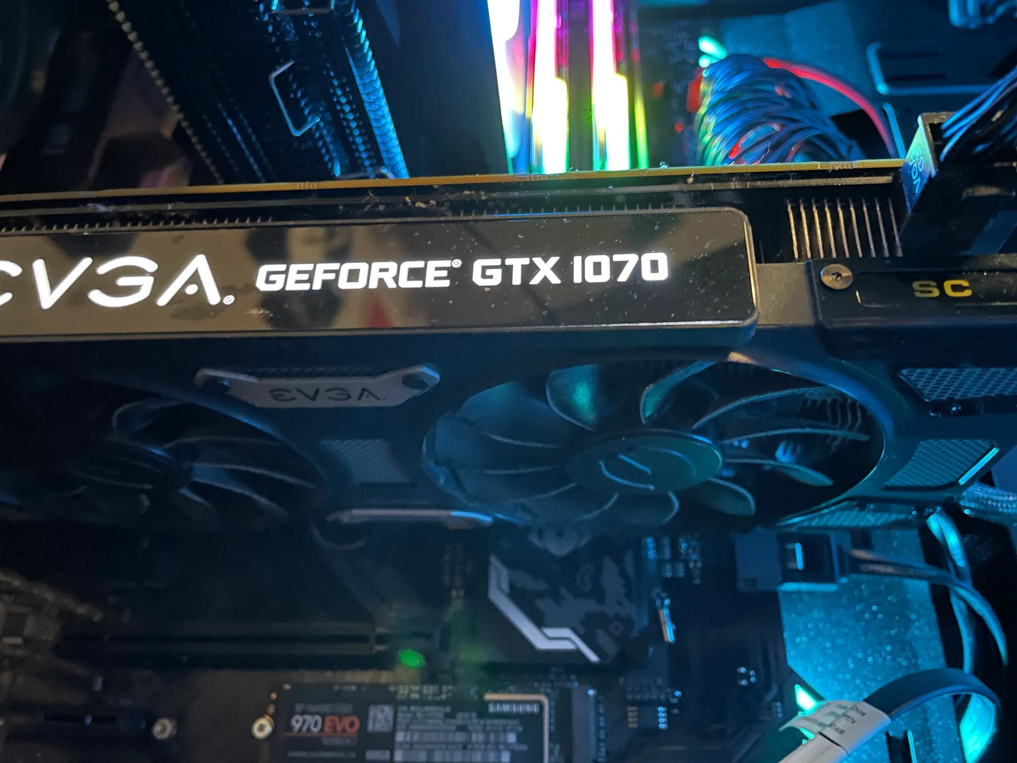 EVGA SuperClocked black edition 1070