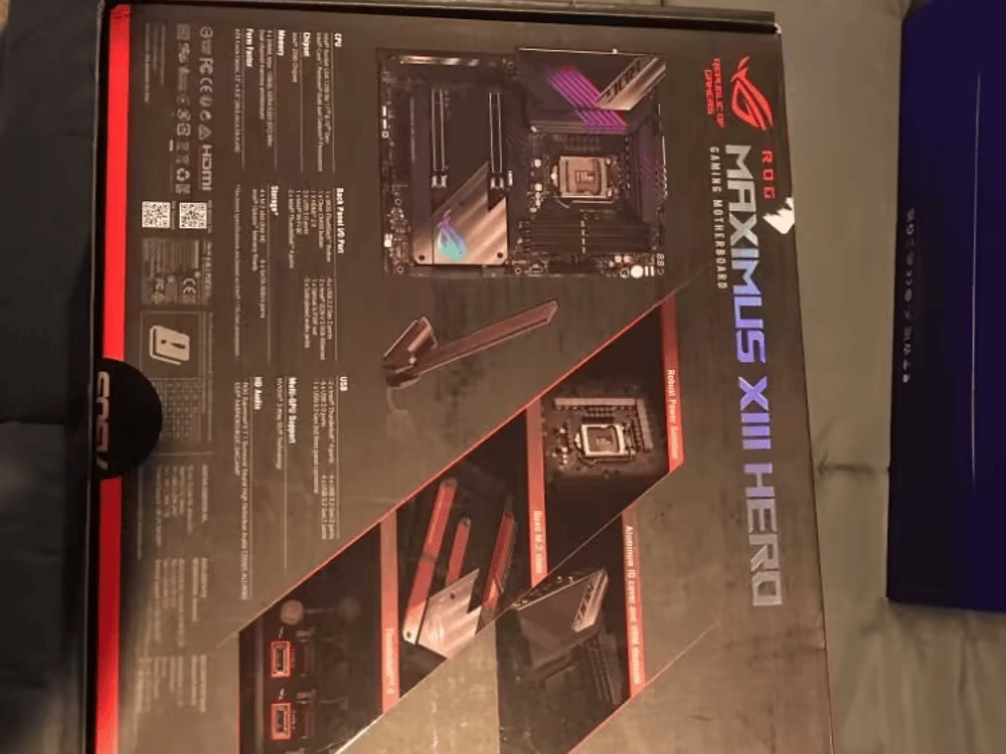 ASUS ROG MAXIMUS XIII HERO Z590 GAMING MOTHERBOARD LGA1200 socket