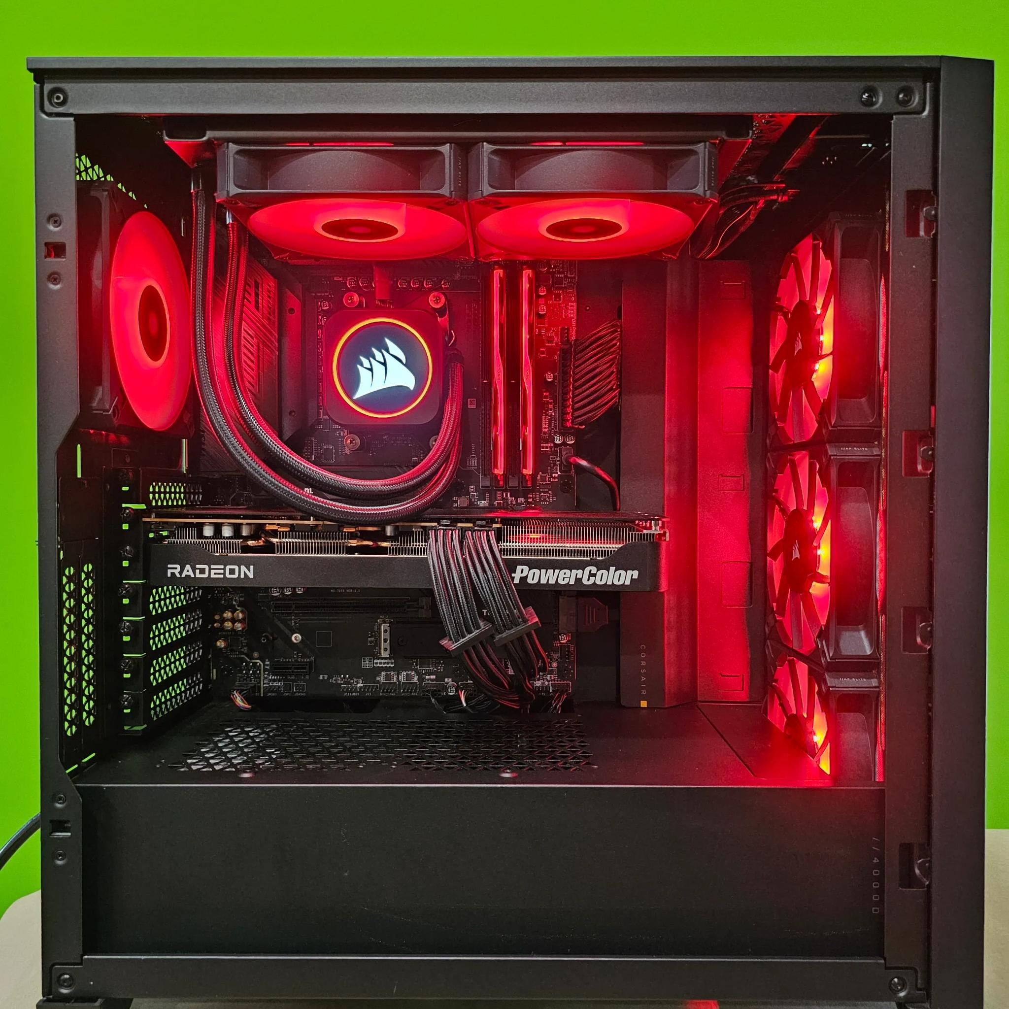 AMD Ryzen 7 9700X; Radeon RX 9070 XT; 64GB DDR5-6000 RAM; 2TB SSD