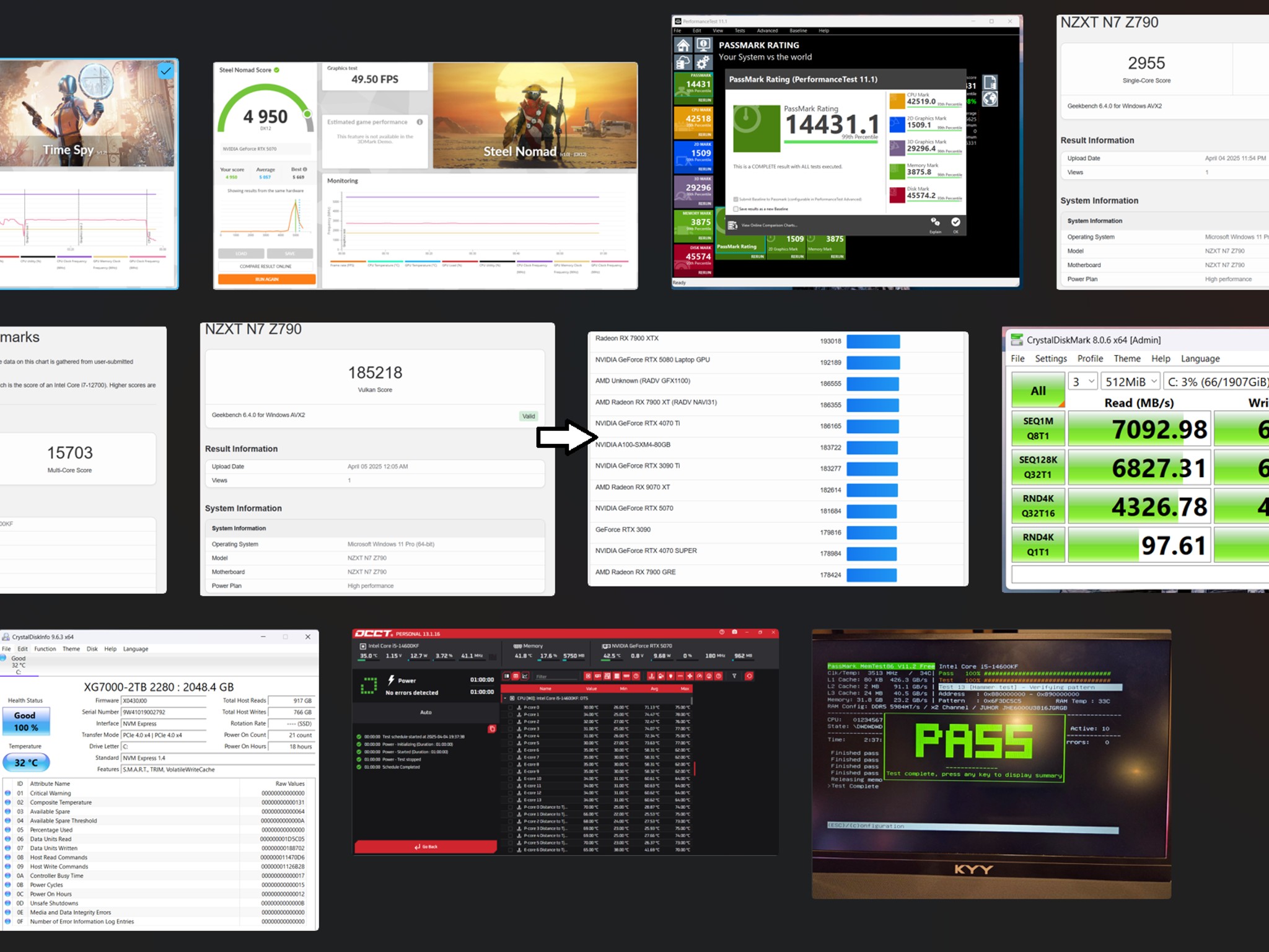 🐶 The Dalmatian 🐶 | i5-14600KF | RTX 5070 | LCD AIO | 32GB DDR5 | 2TB SSD