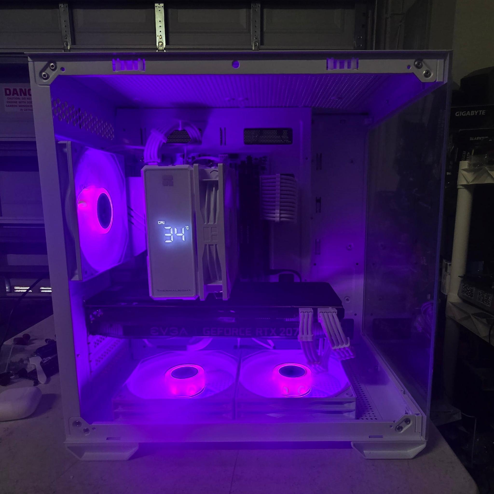 💎 RGB Gaming PC – RTX 2070 8GB | Ryzen 7 8-Core | 16GB RAM | SSD | 1440p Ready