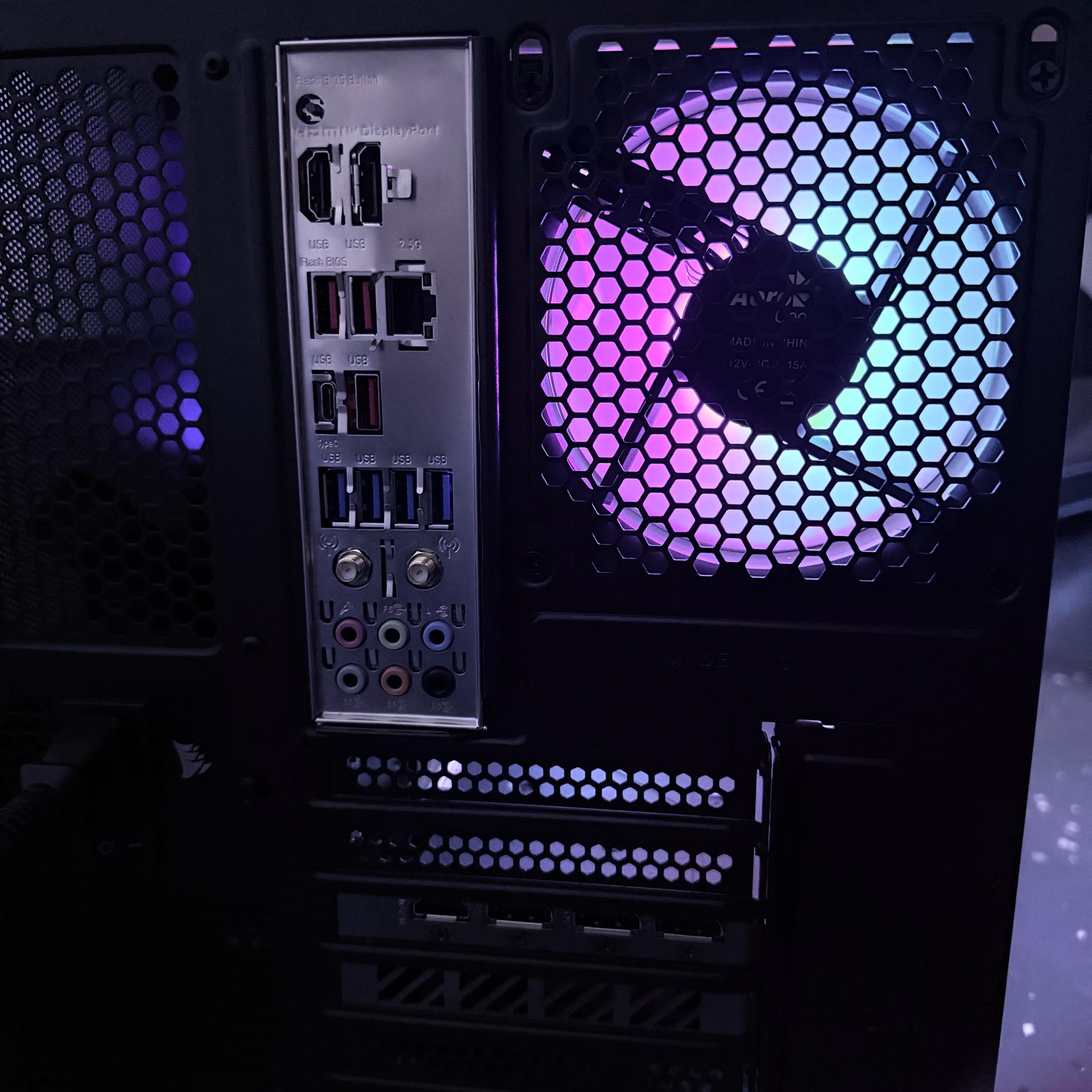 ⚫️"Crimson Aurora"🟠 | 1440p Gaming | RTX 4070 Super | Ryzen 5 7600X | 32B DDR5 | 1TB Storage