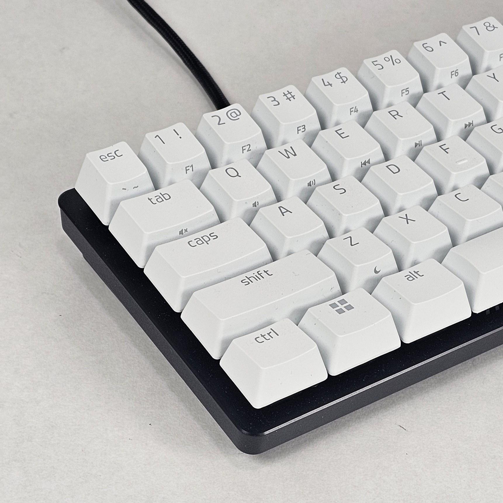 Razer Huntsman Mini Special Edition 60% Optical Gaming Keyboard - White/Black Wired