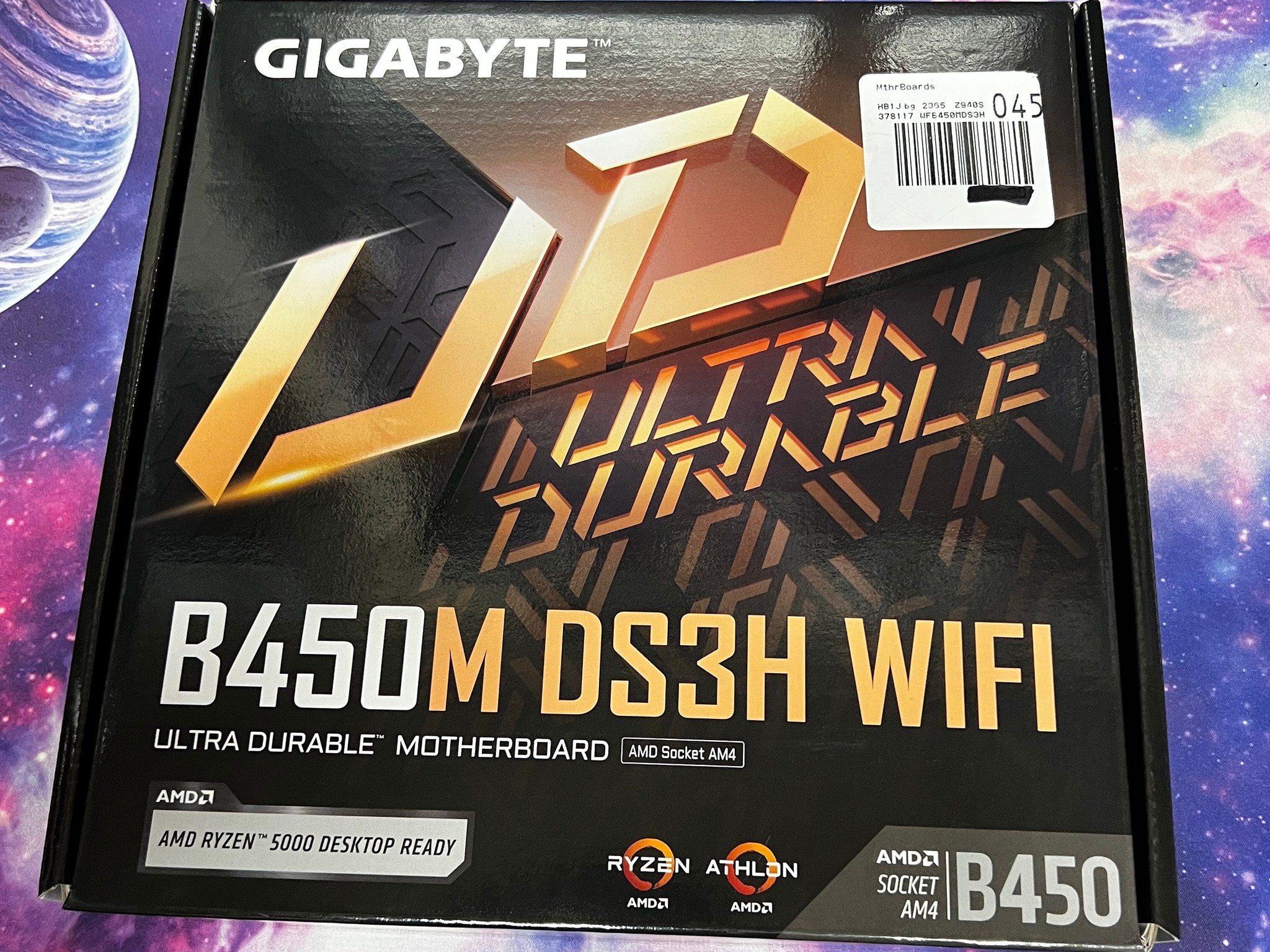 Gigabyte B450M DS3H WIFI Micro ATX AM4 Motherboard