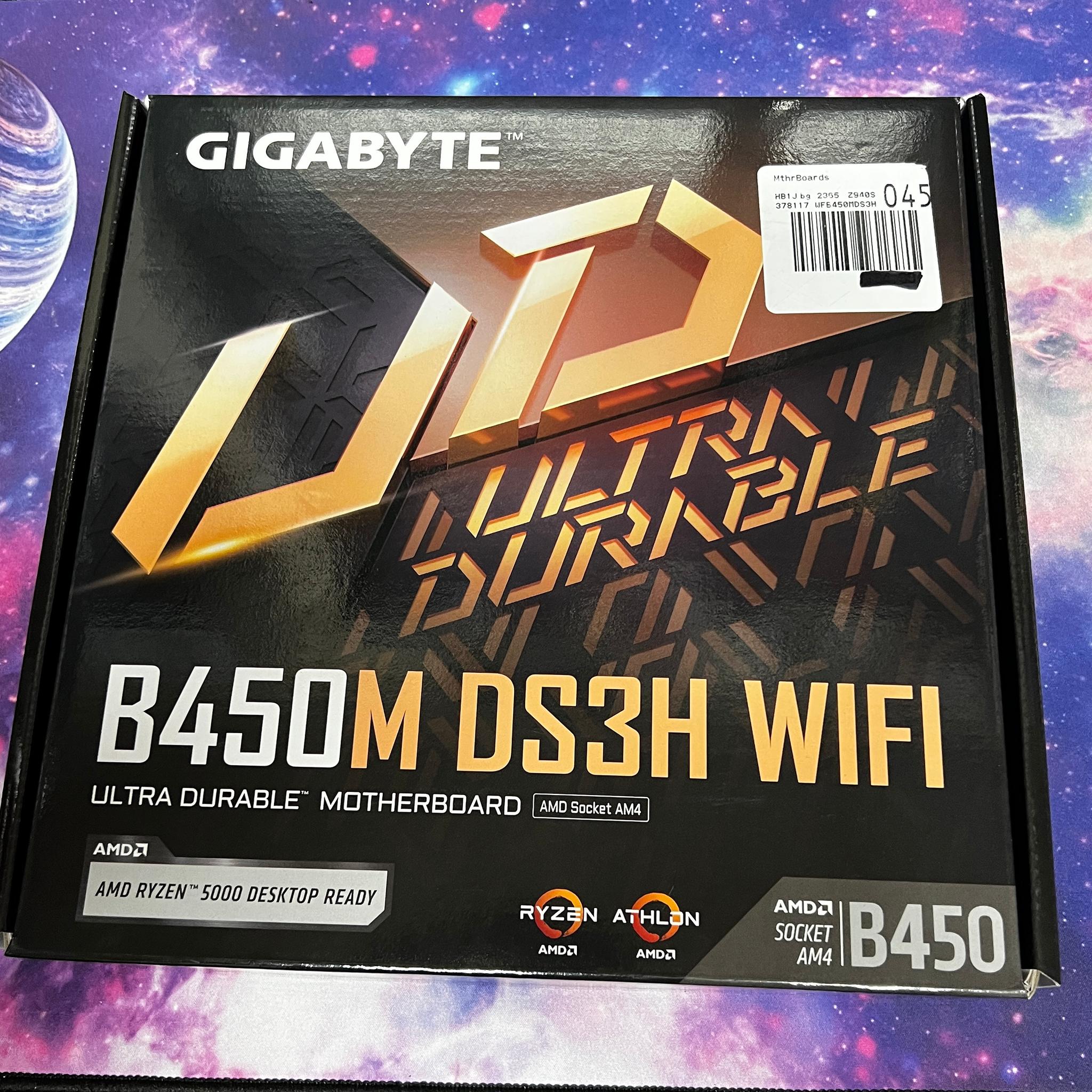 Gigabyte B450M DS3H WIFI Micro ATX AM4 Motherboard