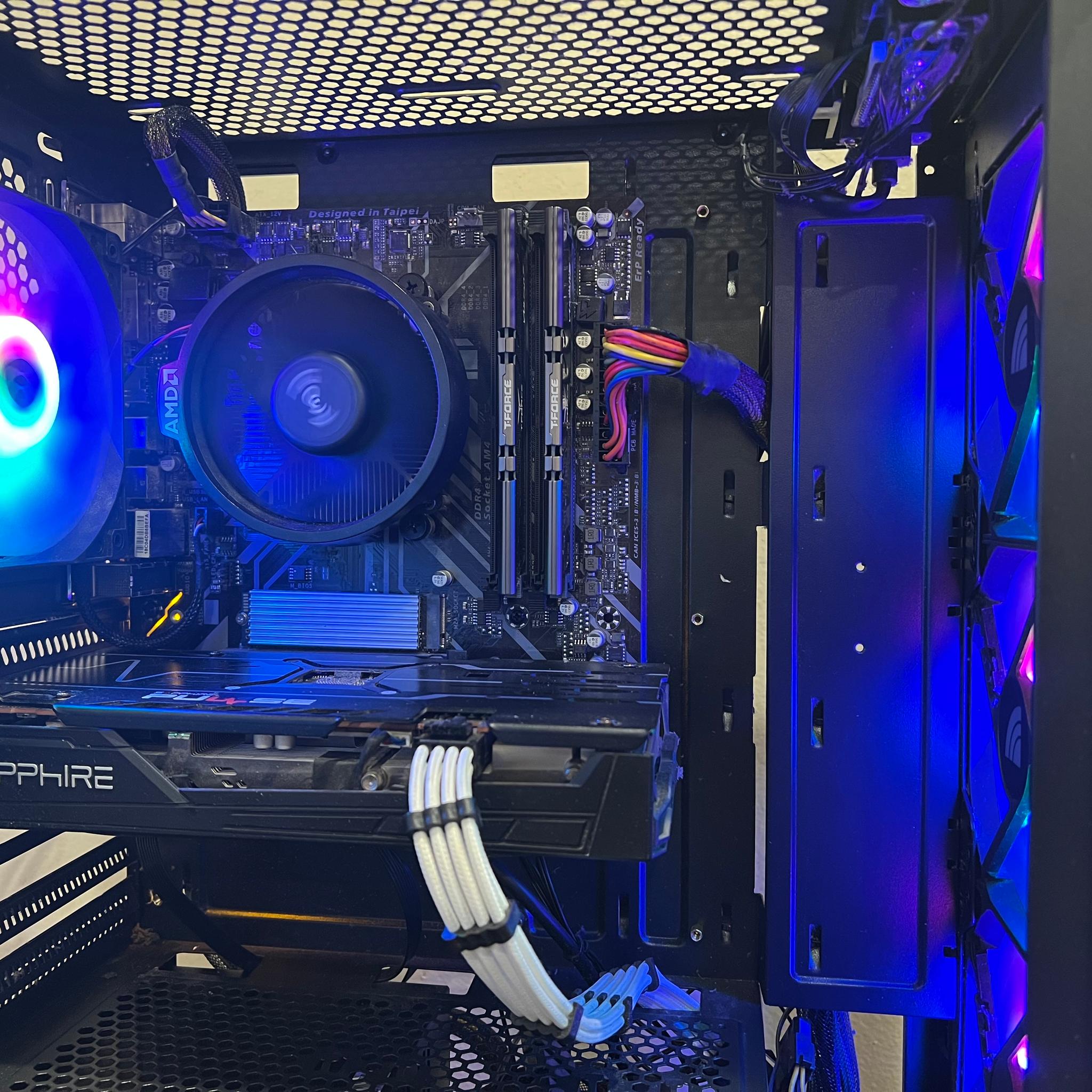 RX 5500xt | Ryzen 5 1600 | 16gb RAM | 512gb NVMe | Windows 11 | Budget Gaming PC