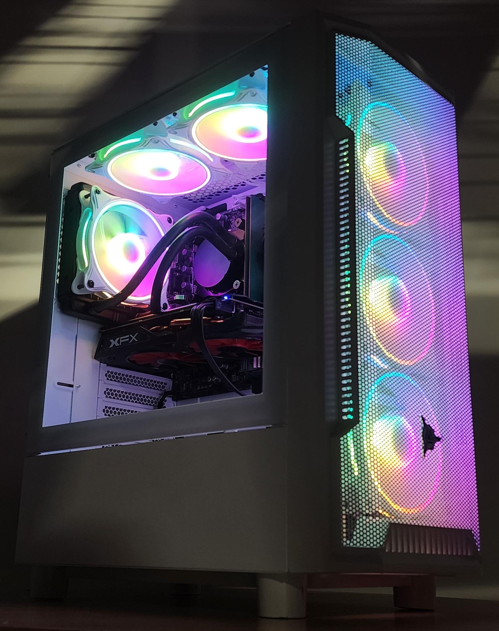 Gaming PC i5-6500 8GB RAM 128GB SSD + 500GB HDD RX 570 8GB Windows 11 Computer