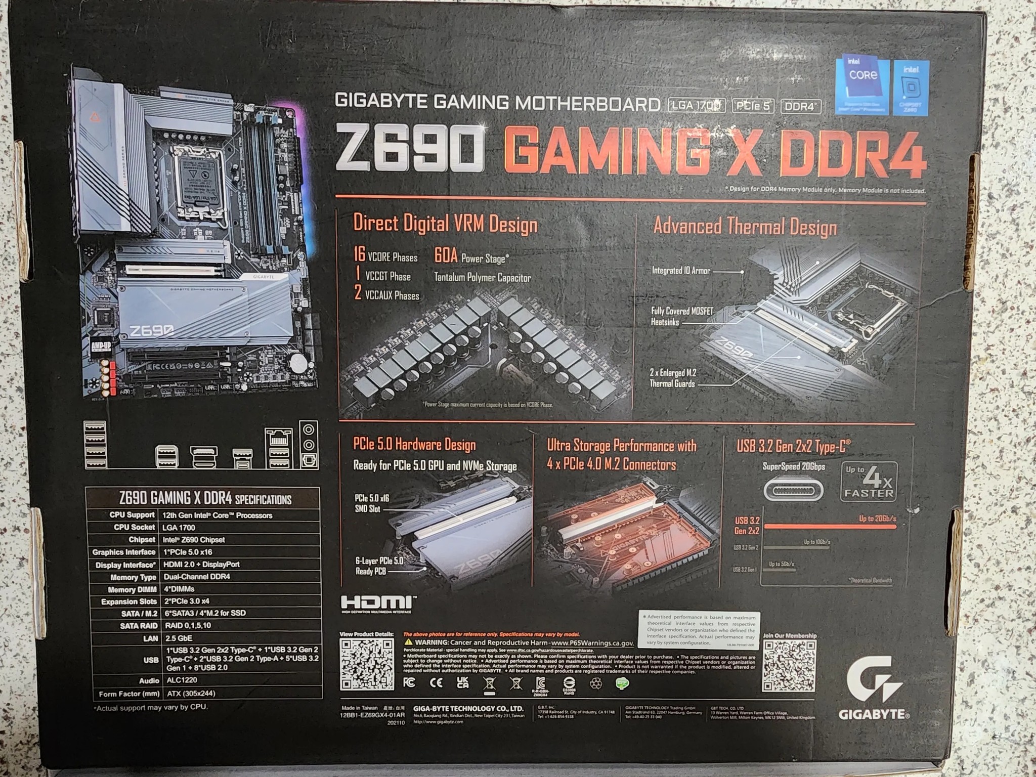 Gigabyte Z690 Gaming X DDR4