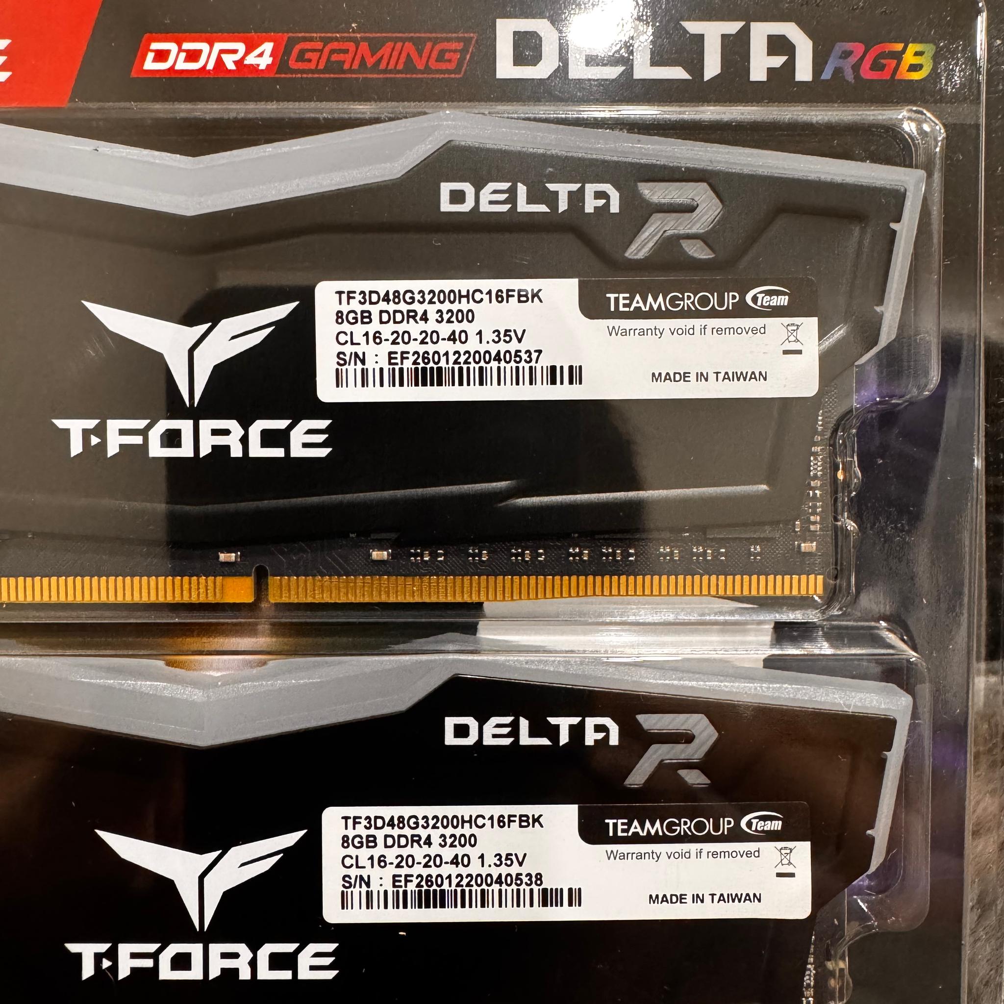 Team group T-force delta RGB 16gb ram ddr4