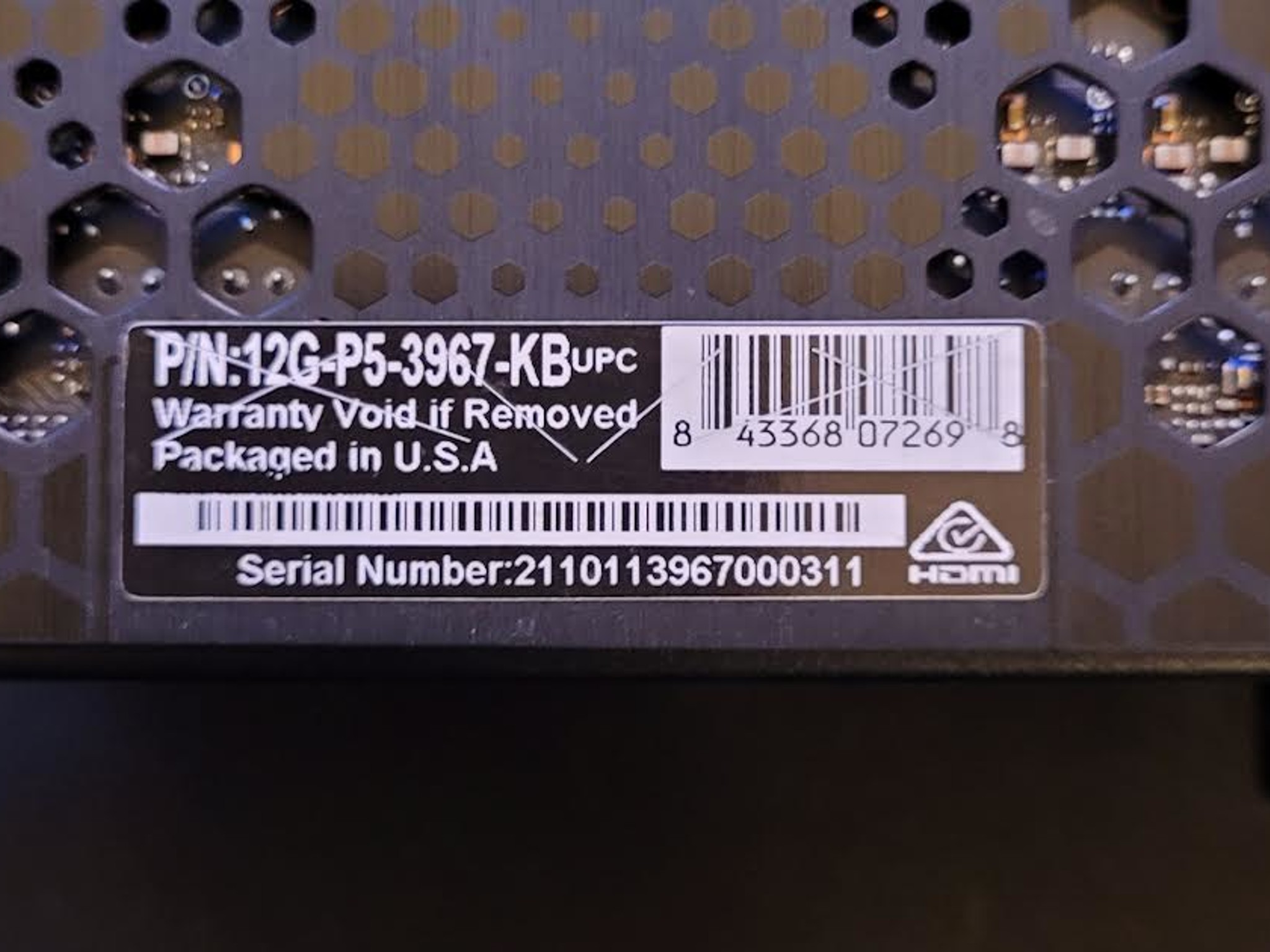 EVGA RTX 3080Ti FTW3 12GB Graphics Card w/Box