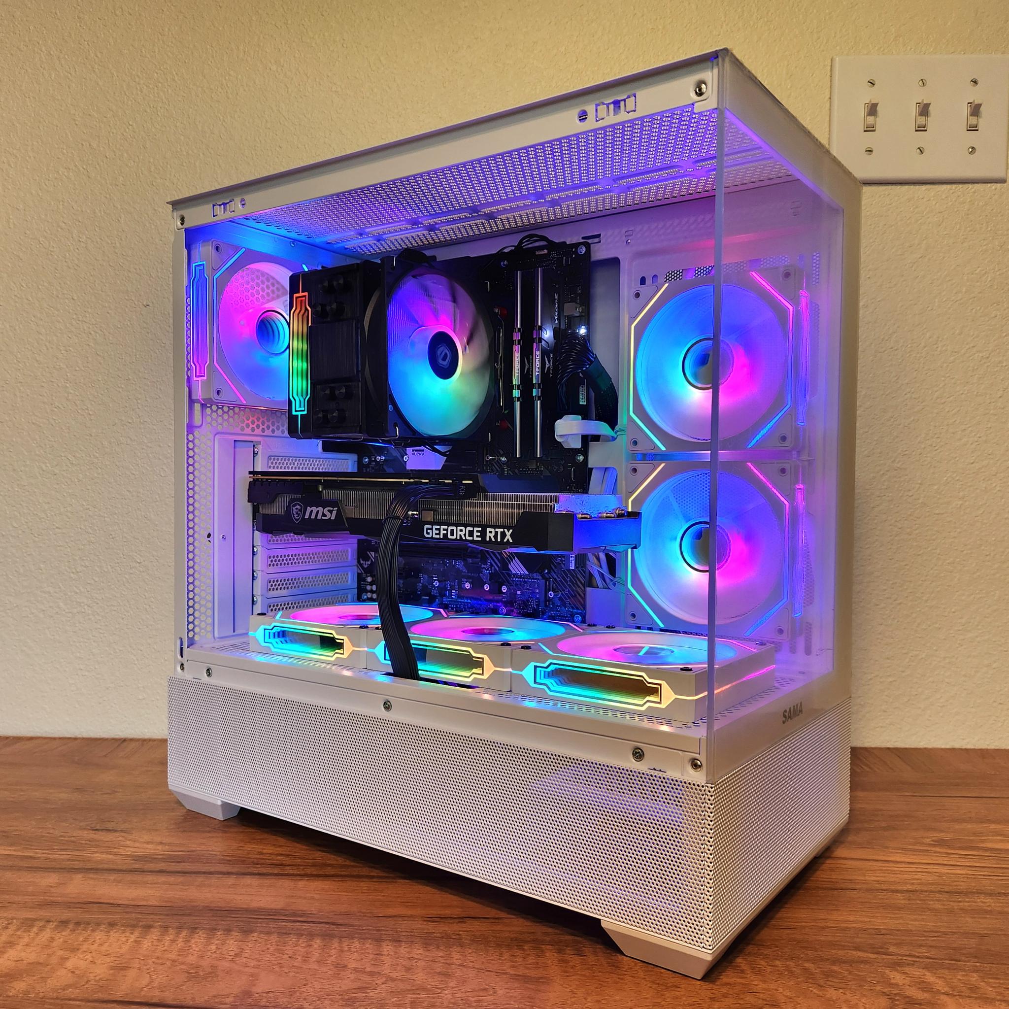Powerful White Gaming PC | RTX 3070 | RYZEN 7 3800X | 32GB RAM | 1TB SSD | WiFi + BT
