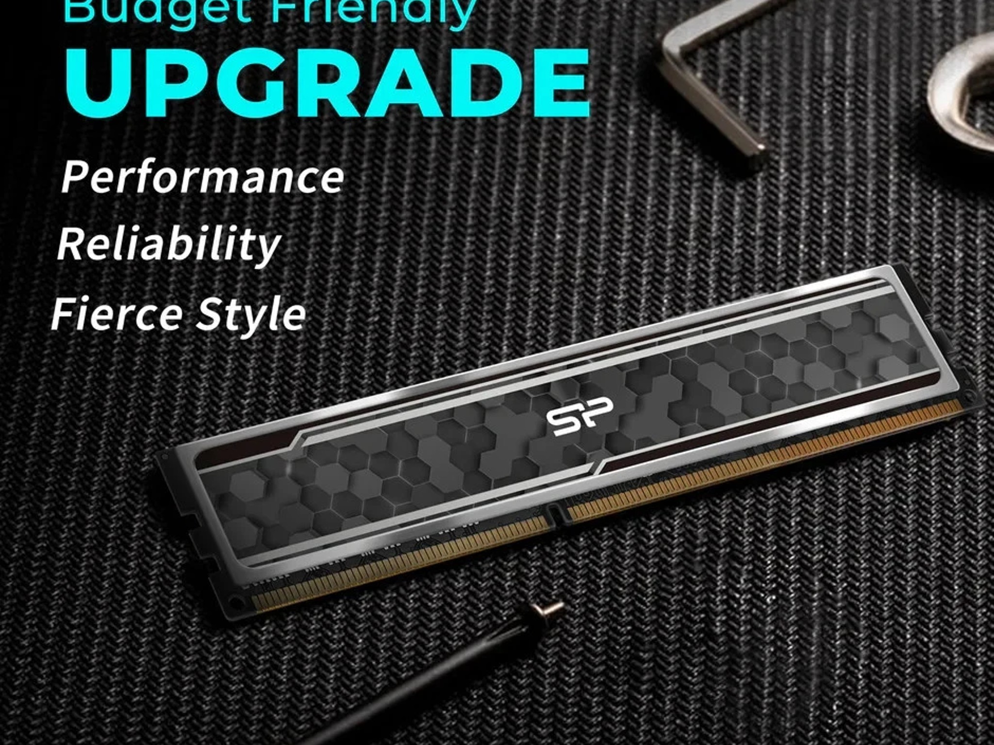 Silicon Power 16GB (2x8GB) DDR4 3200MHz Gaming RAM Desktop UDIMM w/ Heatsink