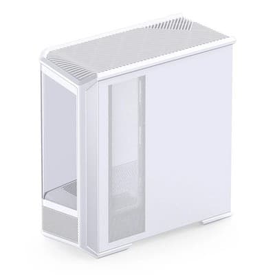 Clearance JONSBO D400 White ATX Mid Tower Case OEM Curved Glass - New