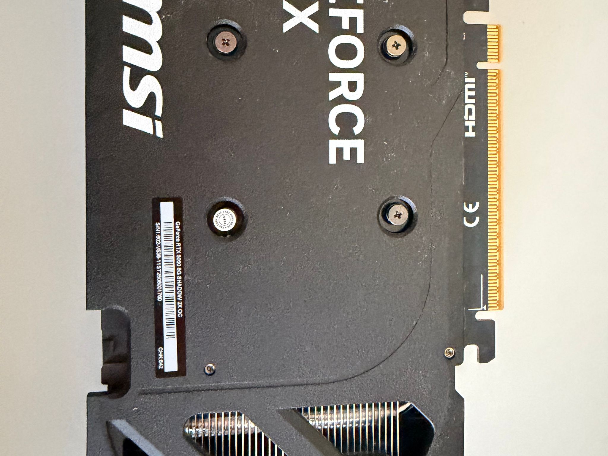 MSI RTX 5050 SHADOW 2X OC