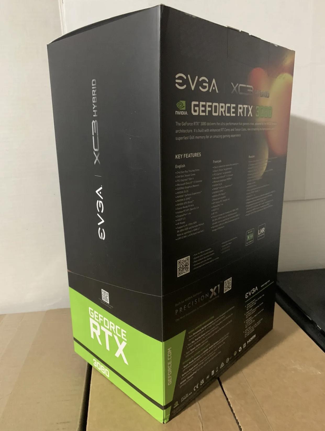 EVGA GeForce RTX 3080 FTW3 ULTRA HYBRID GAMING