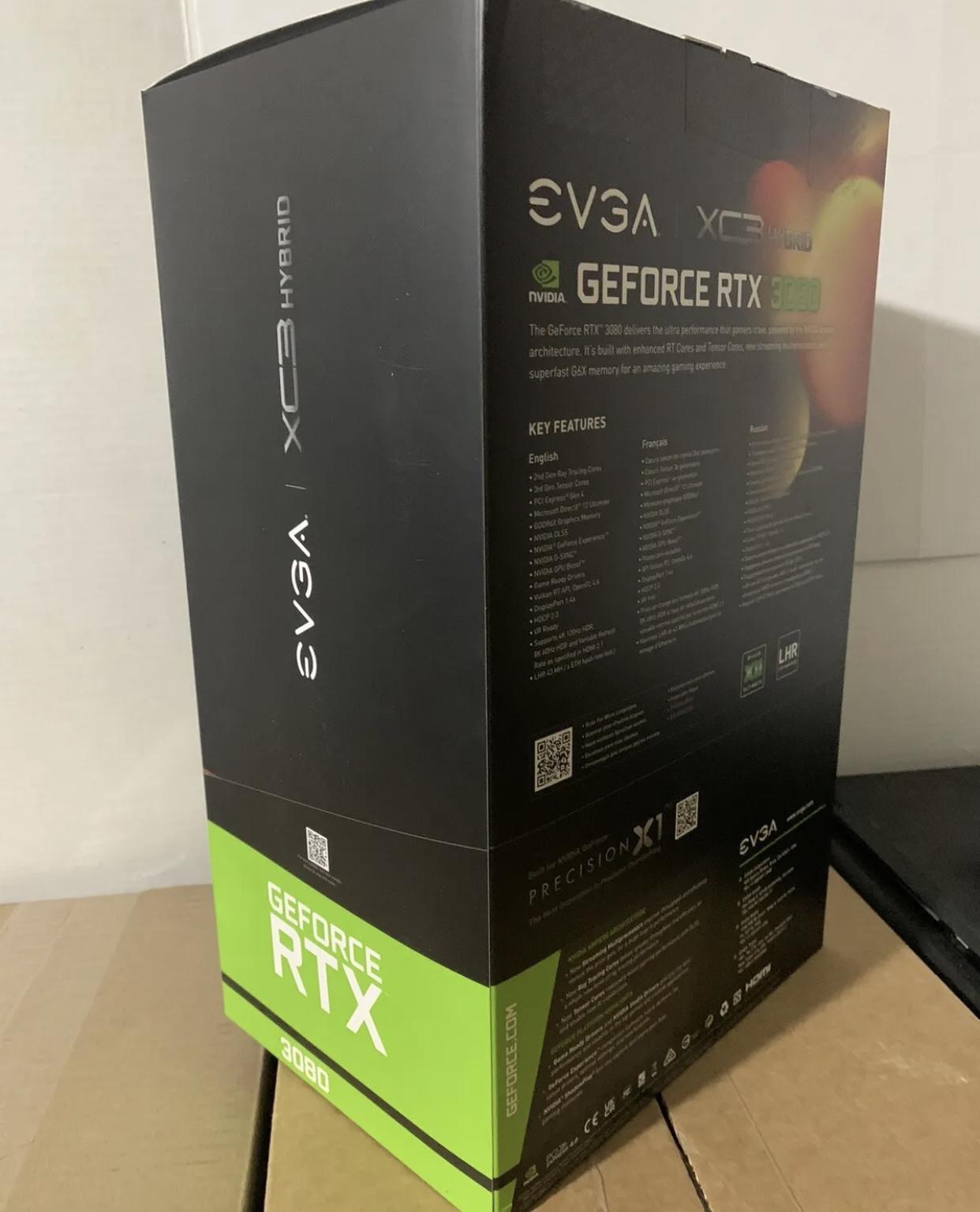EVGA GeForce RTX 3080 FTW3 ULTRA HYBRID GAMING