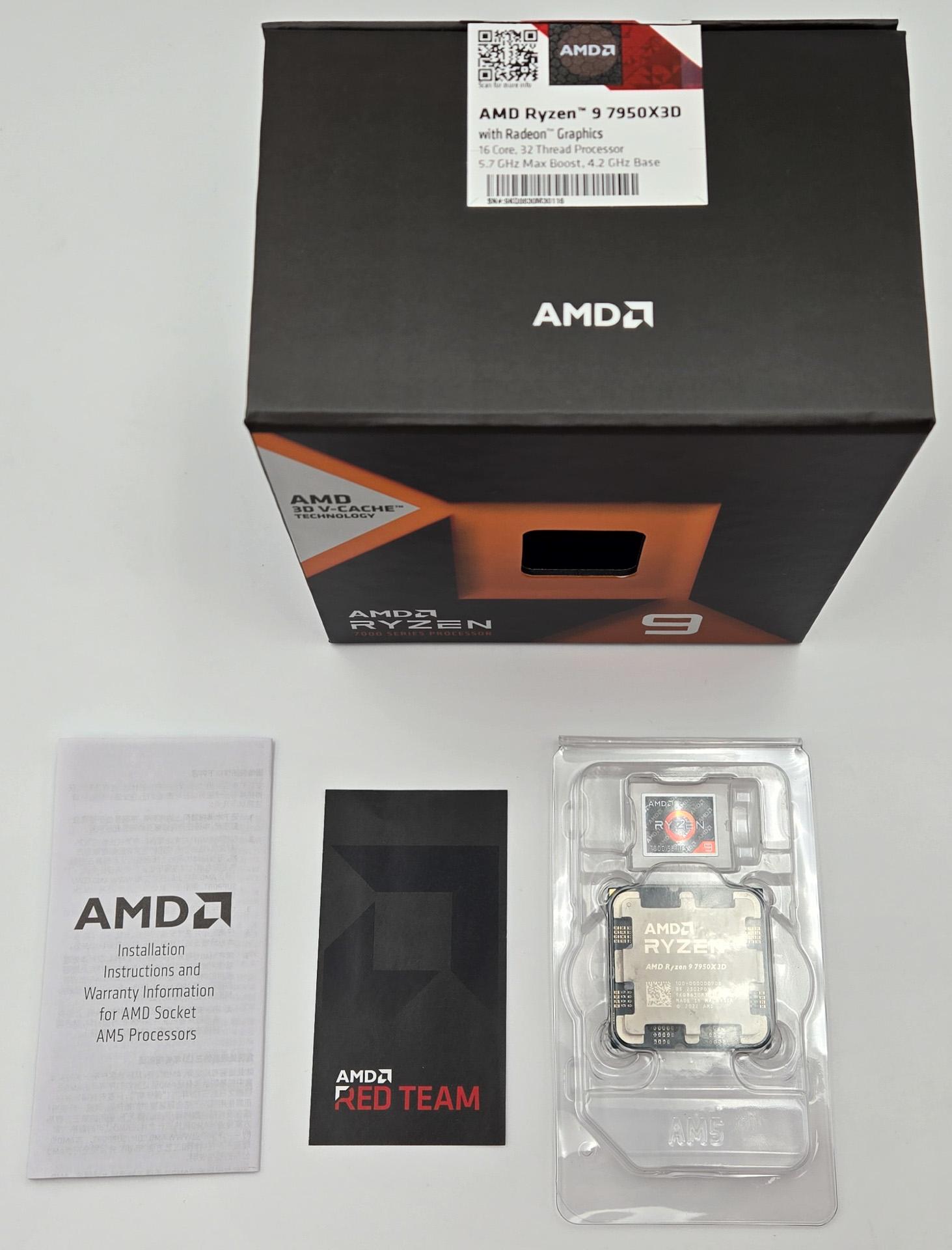 AMD Ryzen 9 7950X3D w/ Radeon Graphics, 16 Core, 32 Thread, 5.7GHz Max, 4.2Ghz Base