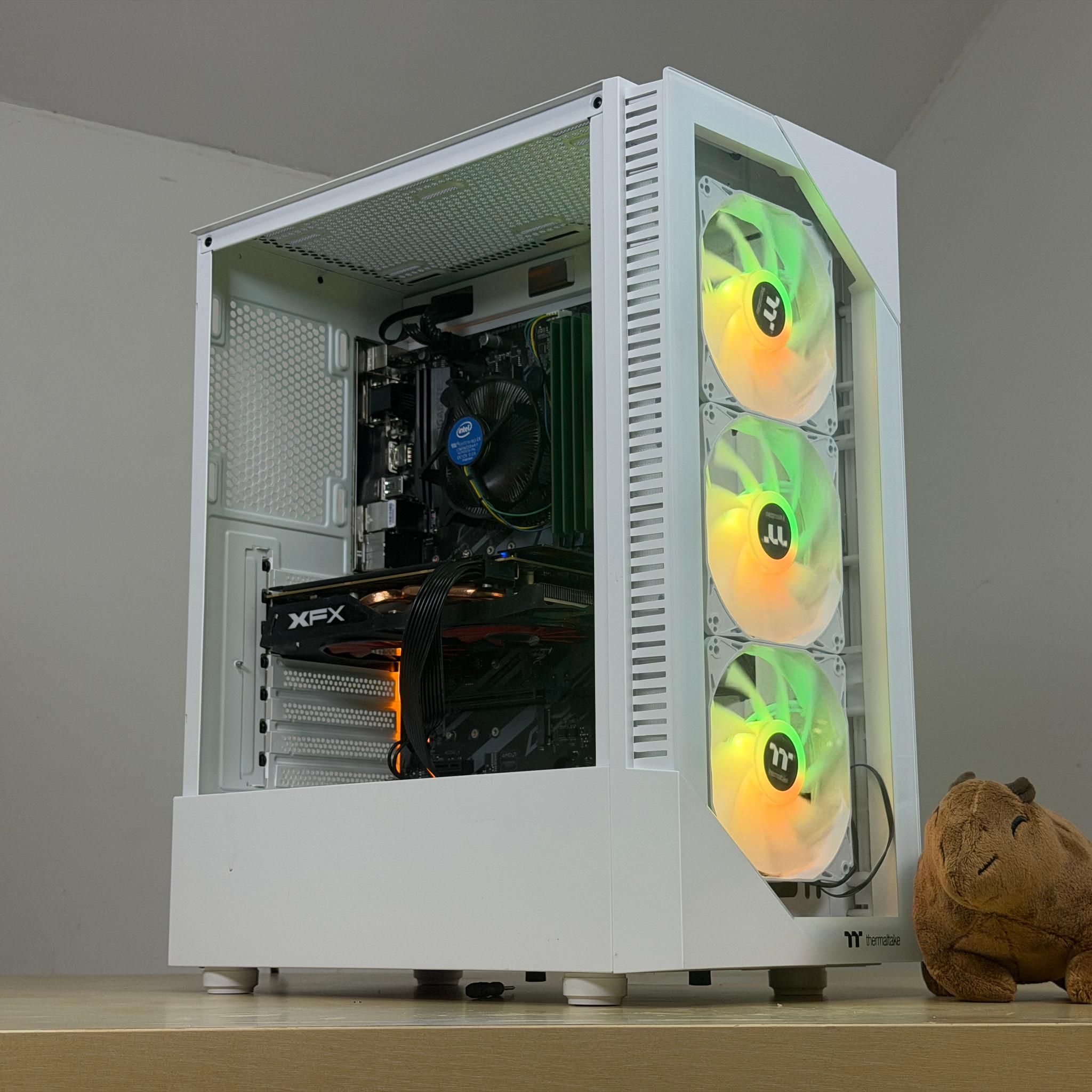 🎮Budget Gaming PC♠️ – Intel i5 8500, RX 570, 16GB Ram, 1.240TB Storage - WiFi + BlueTooth
