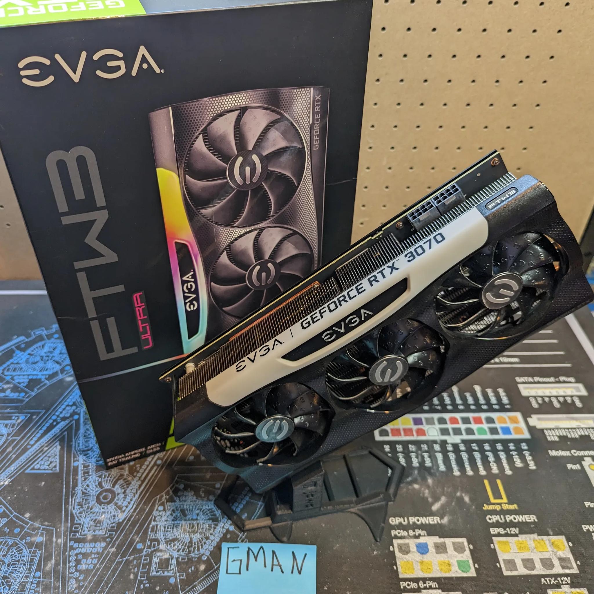 EVGA GeForce RTX 3070 8 GB FTW3 ULTRA GAMING Video Card