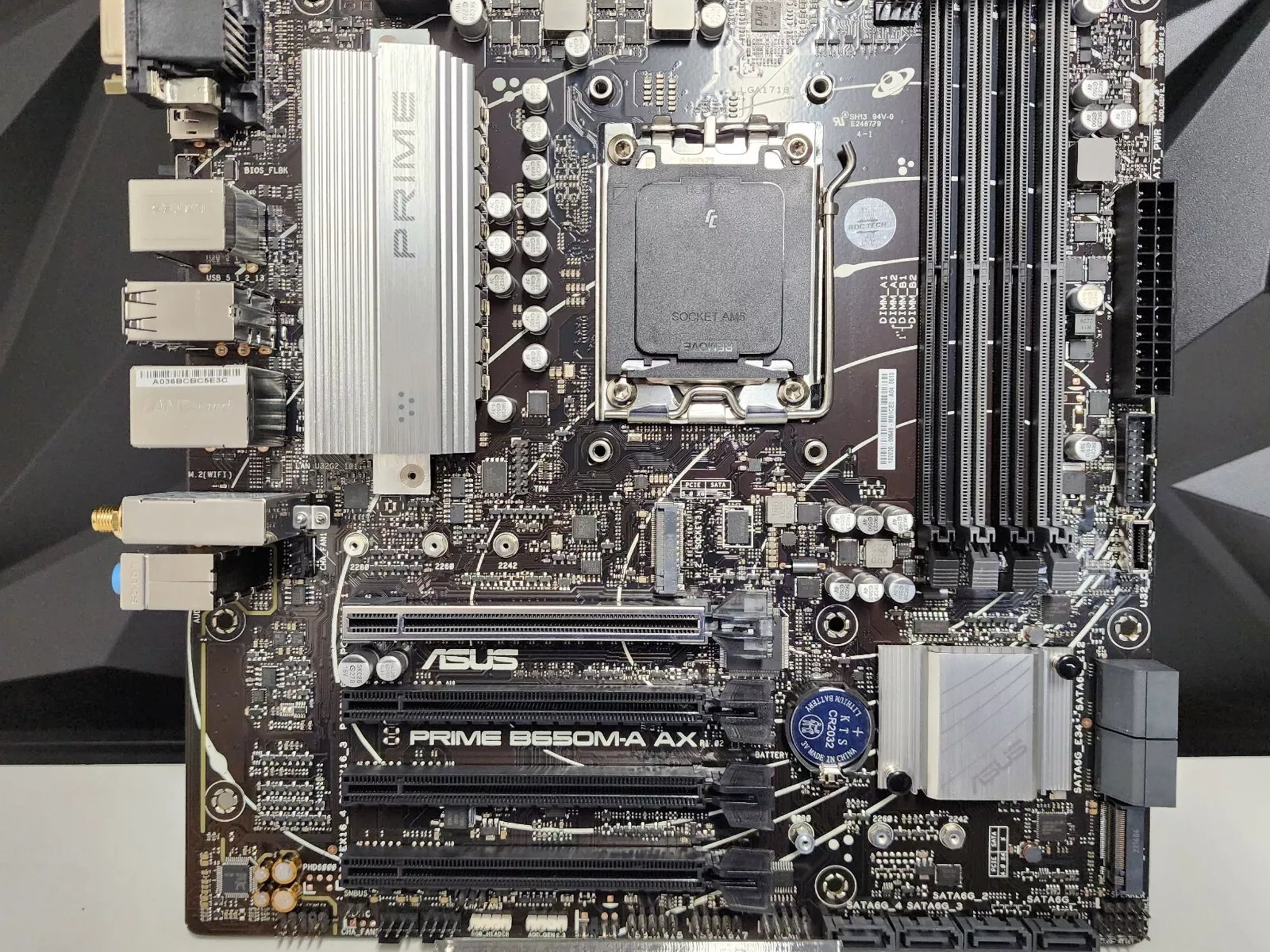 UPDATED BIOS ASUS PRIME B650M-A AX WIFI DDR5 mATX Motherboard