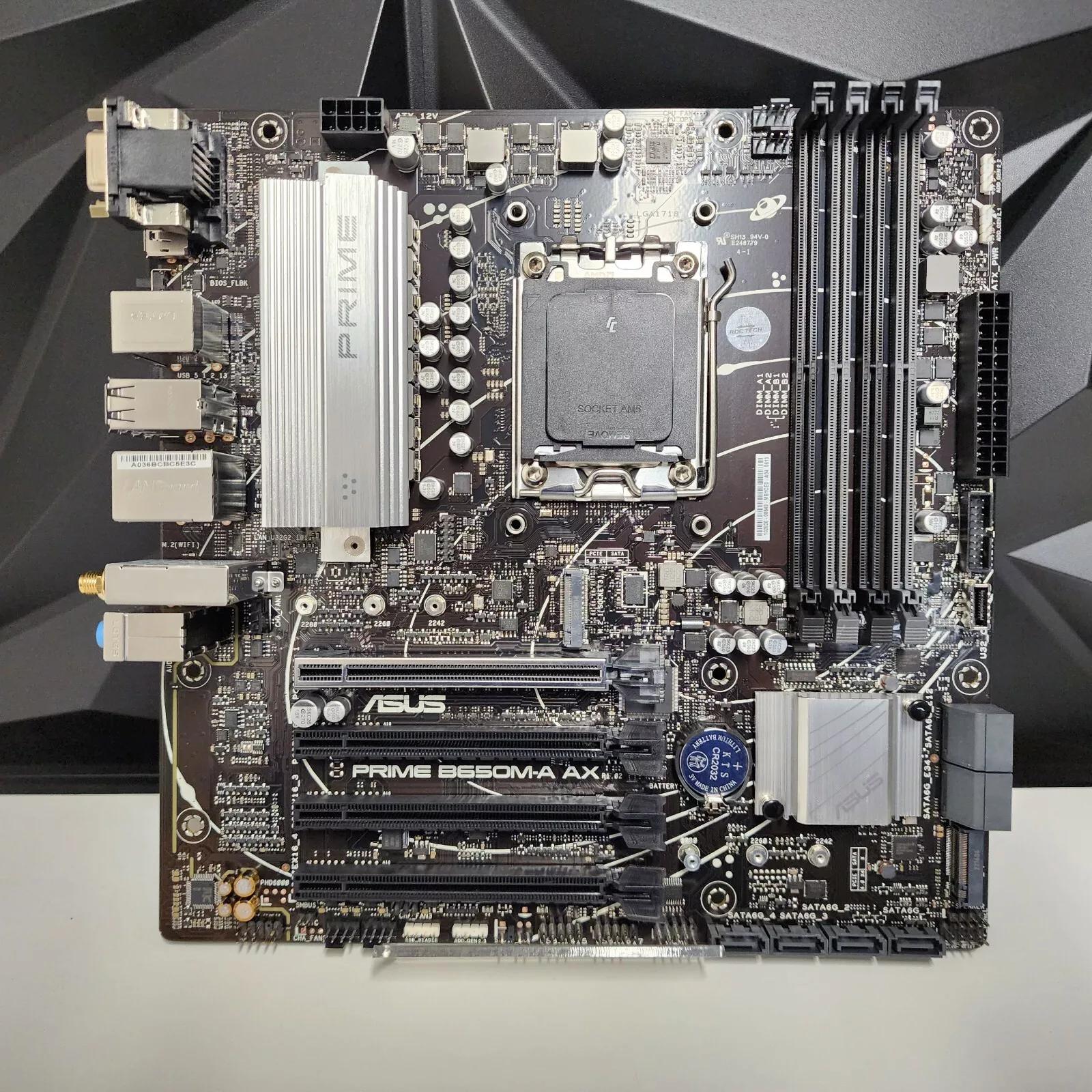UPDATED BIOS ASUS PRIME B650M-A AX WIFI DDR5 mATX Motherboard