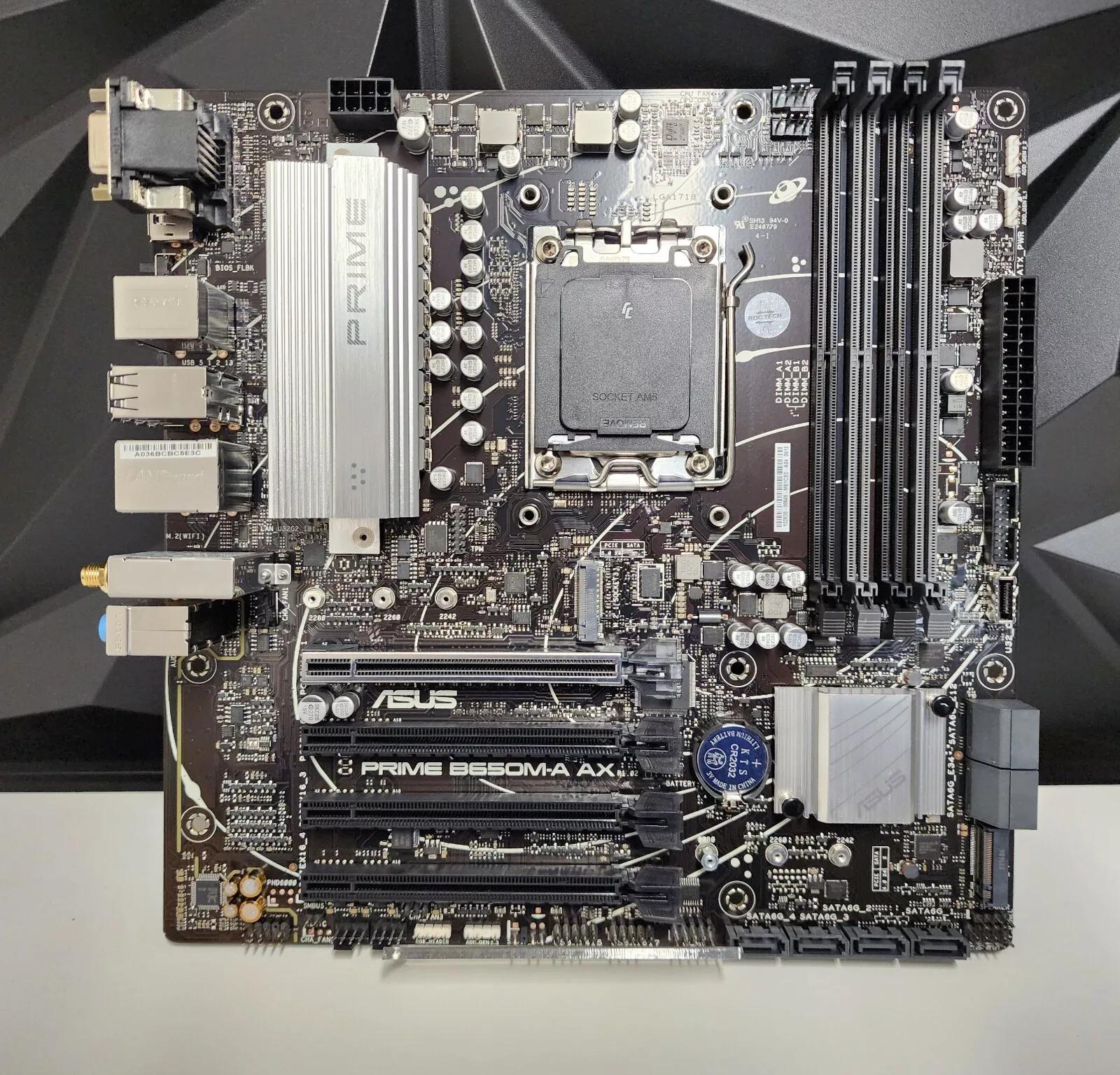 UPDATED BIOS ASUS PRIME B650M-A AX WIFI DDR5 mATX Motherboard