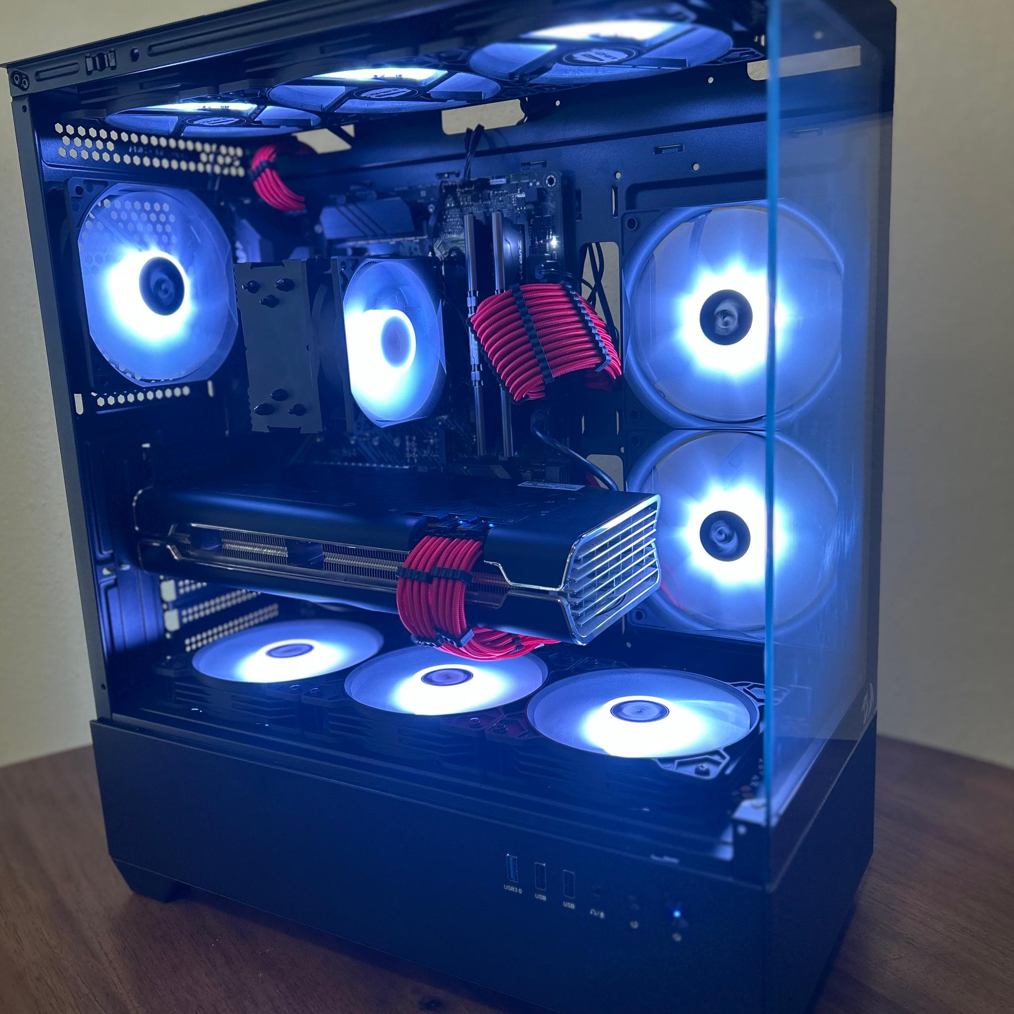 AMD Radeon 5700XT Thicc 8GB Ryzen 5 5500 16GB RAM 1 TB m.2 SSD WiFi ready Windows 11 Gaming Beast!