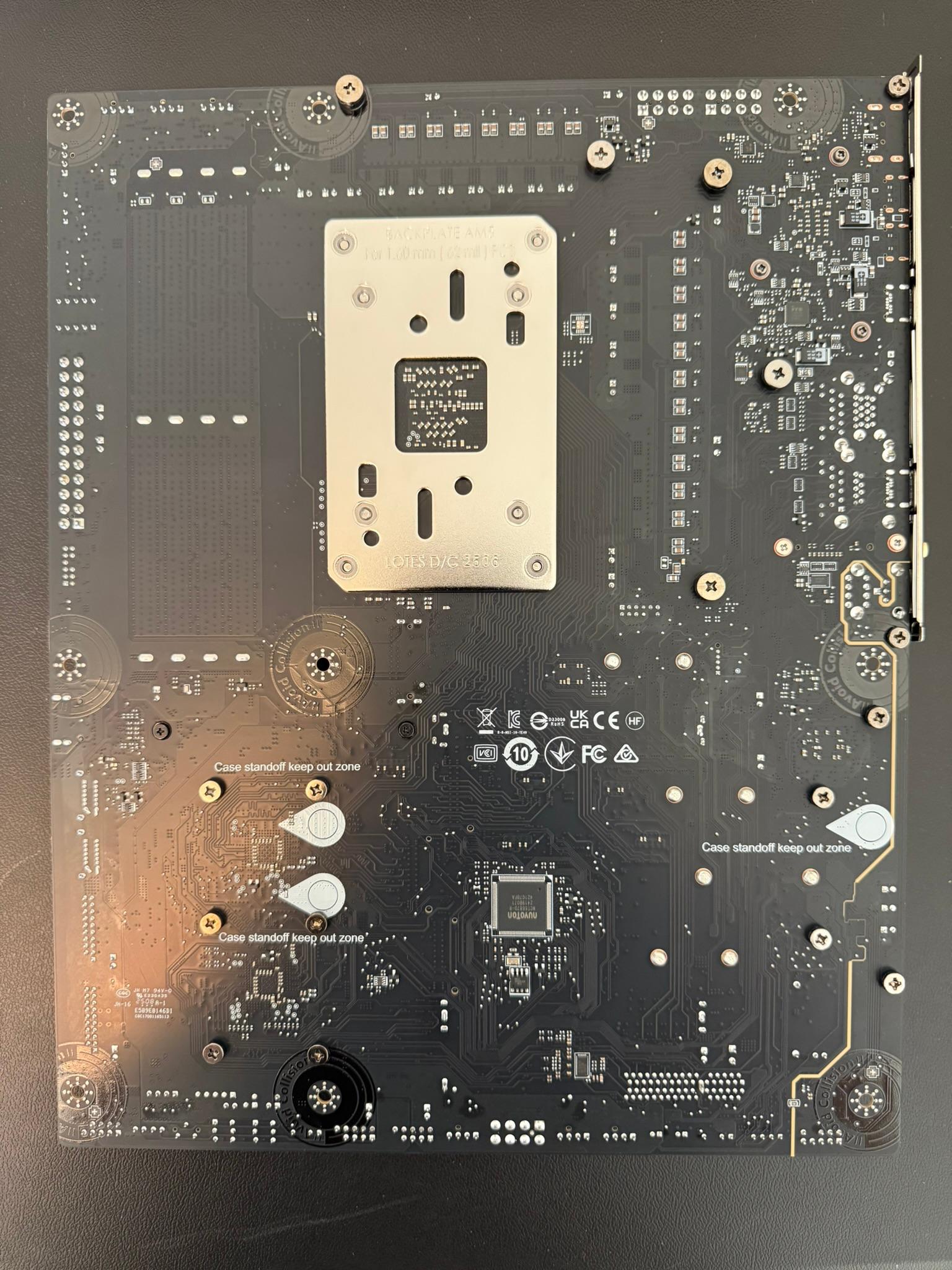 MSI MPG X870E Carbon WiFi AM5 ATX | High-End Board | Bent Pins | Repair